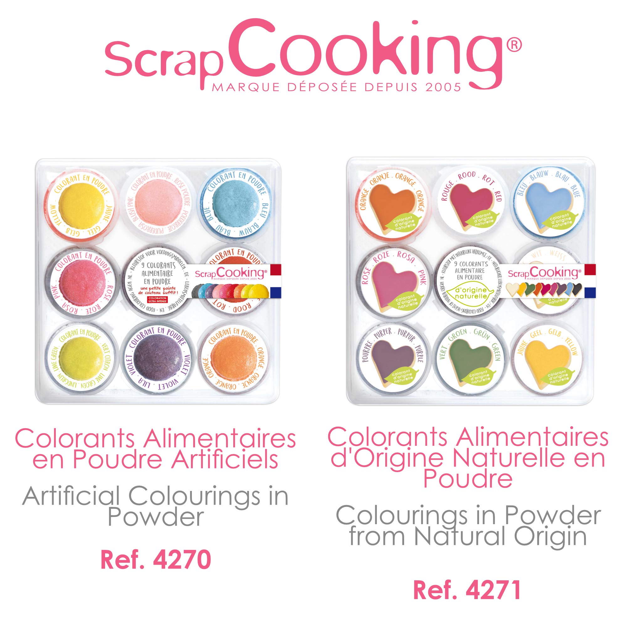 scrapcooking-colorants-4270-colorant-poudre-couleurs-vives-9-pots image 8