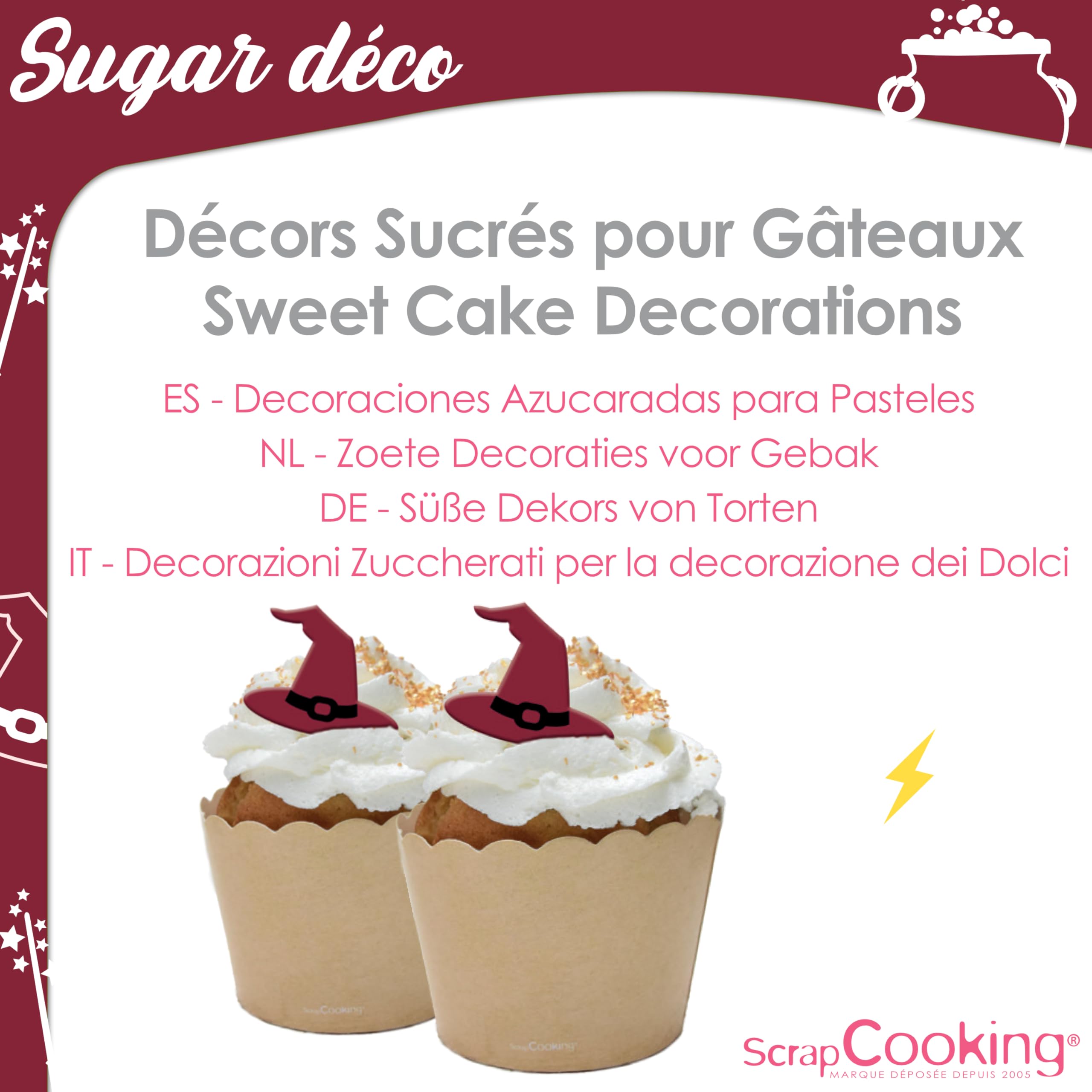 scrapcooking-d-corations-d-cosucres-sorcier-6981-6-pi-ces image 4