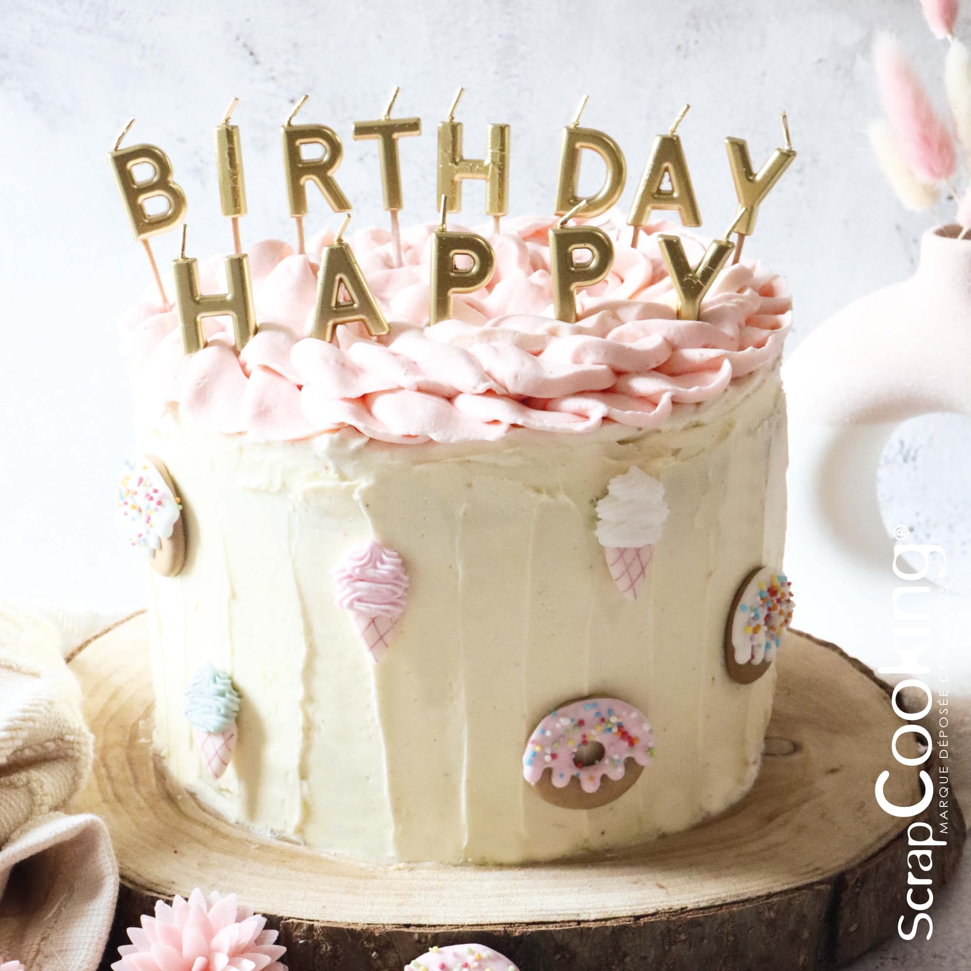 scrapcooking-d-corations-bougies-happy-birthday-dor-es-lettres-paraffine image 5