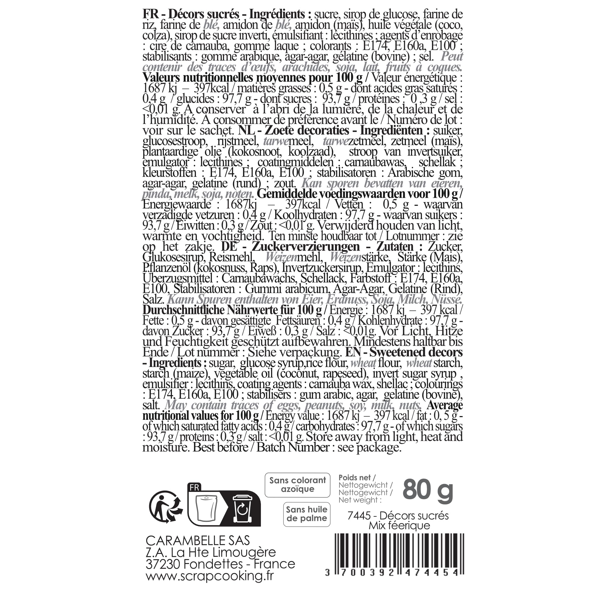 scrapcooking-d-corations-7445-perles-en-sucre-dor-argent-80-g image 7