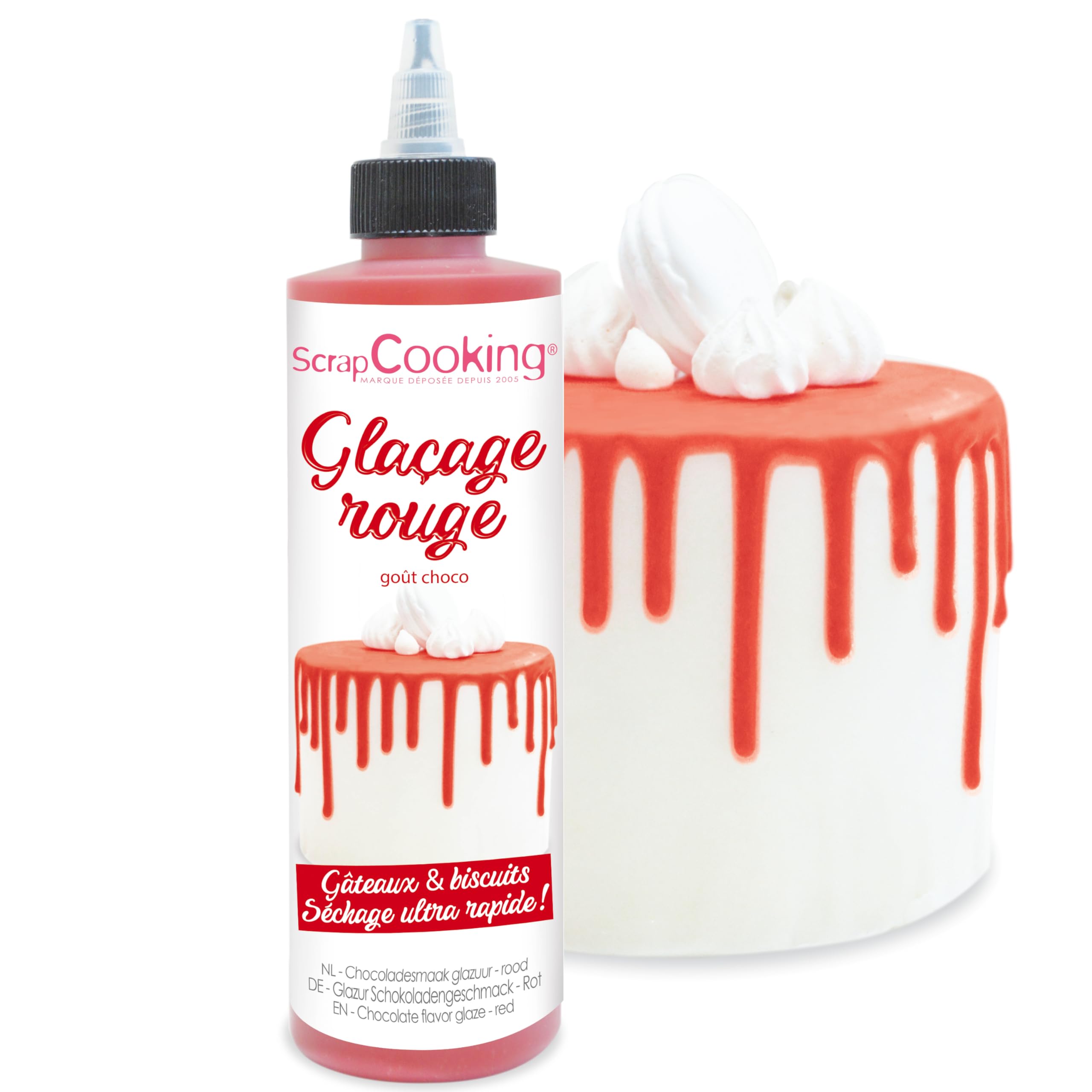 scrap-cooking-ingr-dients-gla-age-rouge-pr-t-130g-chocolat image 1