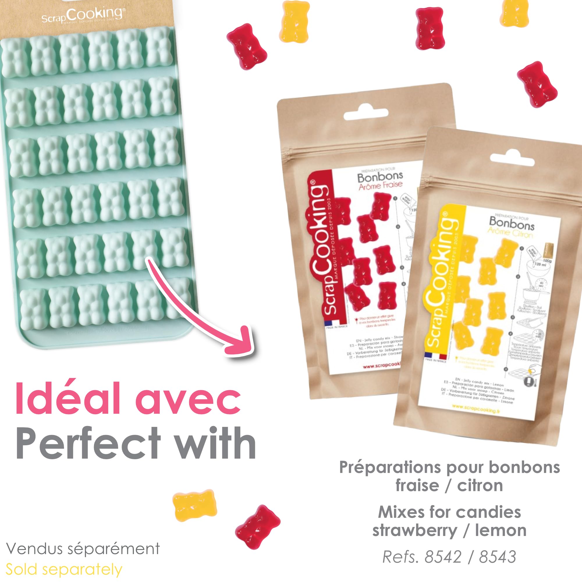 scrapcooking-moules-moule-oursons-silicone-36-empreintes image 8