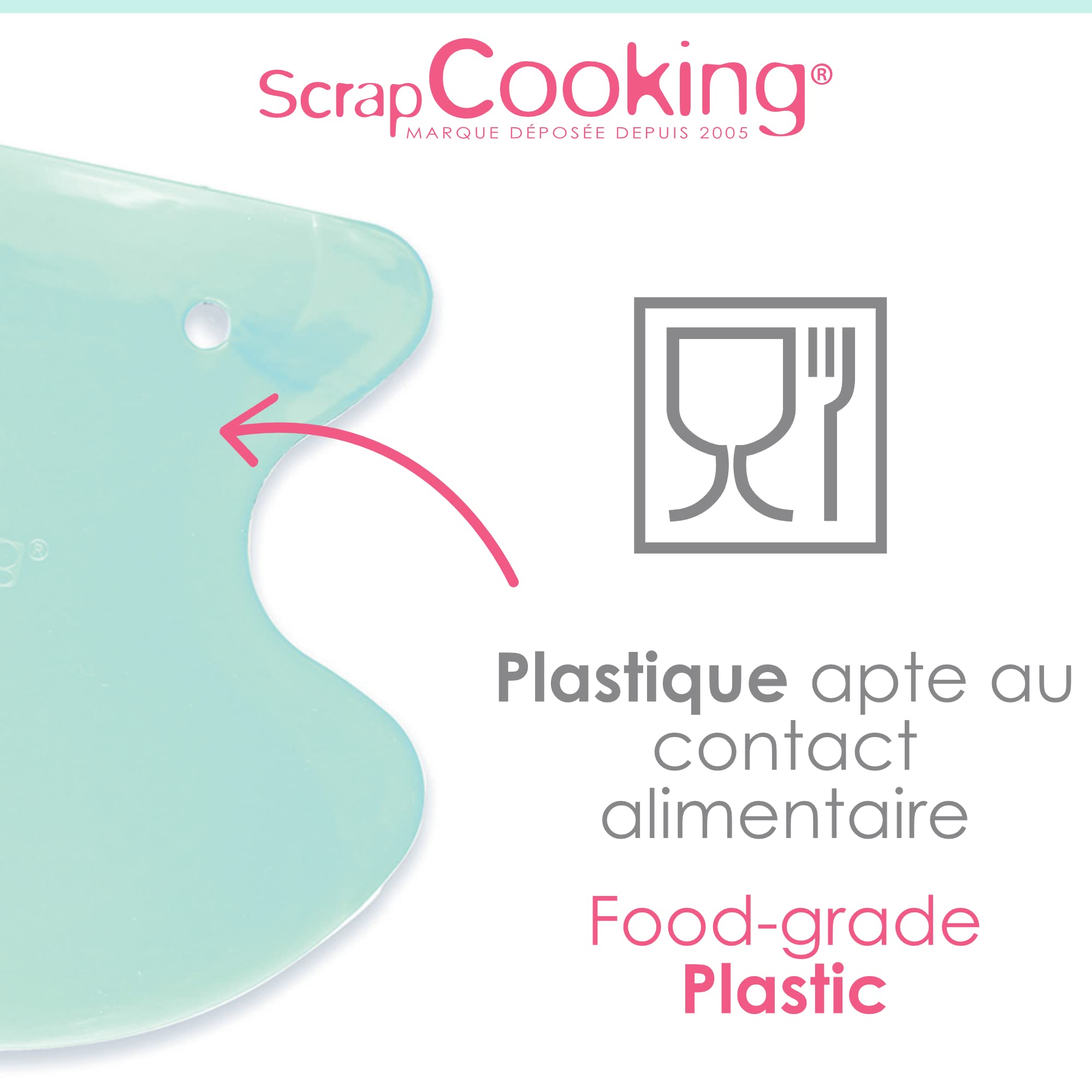 scrapcooking-mat-riel-5173-corne-p-tisserie-vert-d-eau image 4