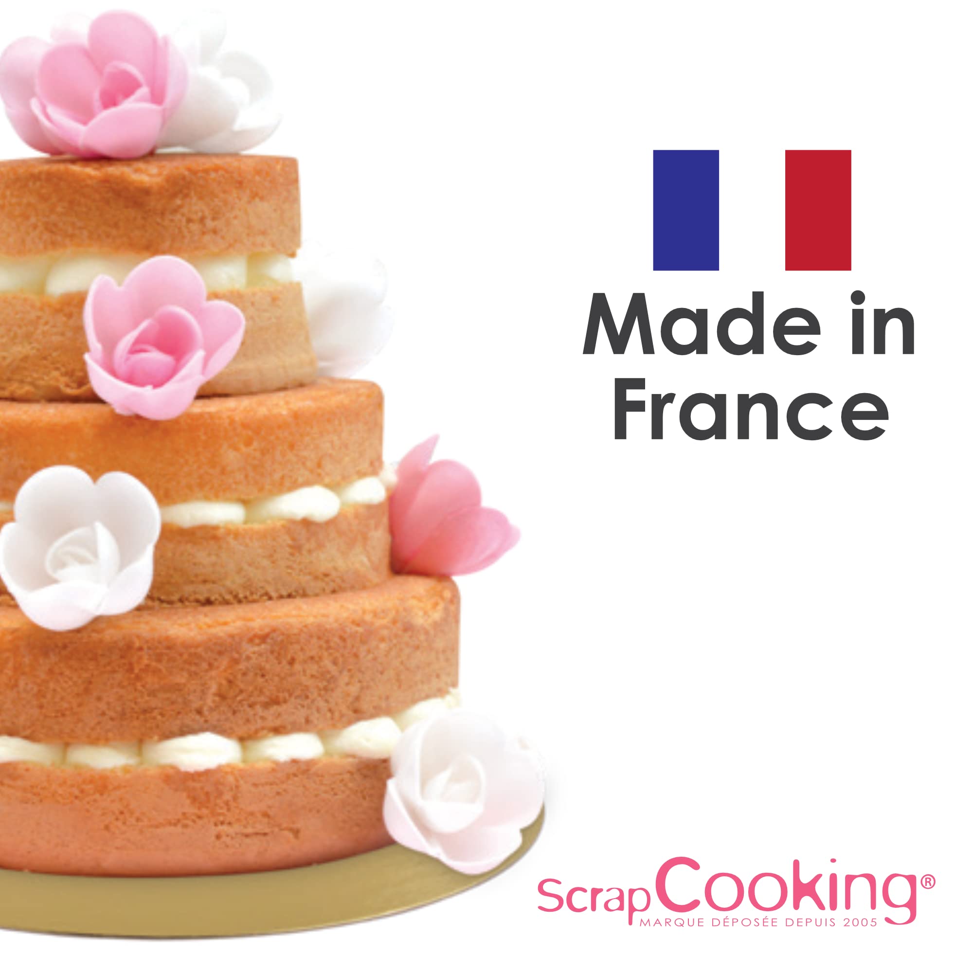 scrapcooking-support-g-teau-rond-dor-noir-lot-6 image 6