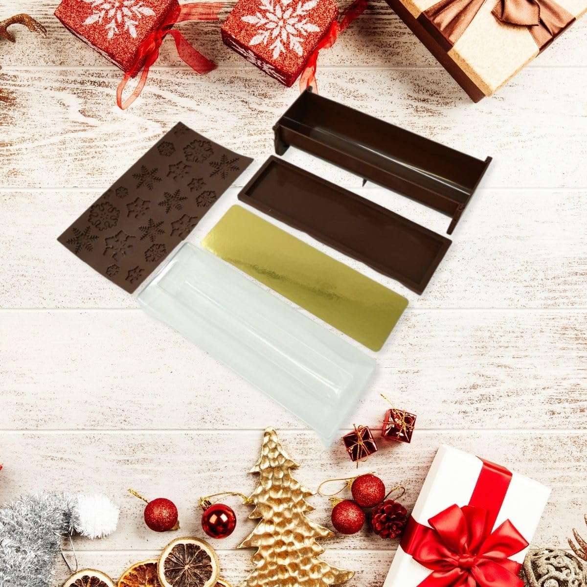 zenker-sparkling-christmas-moule-b-che-flocons-30-cm image 2