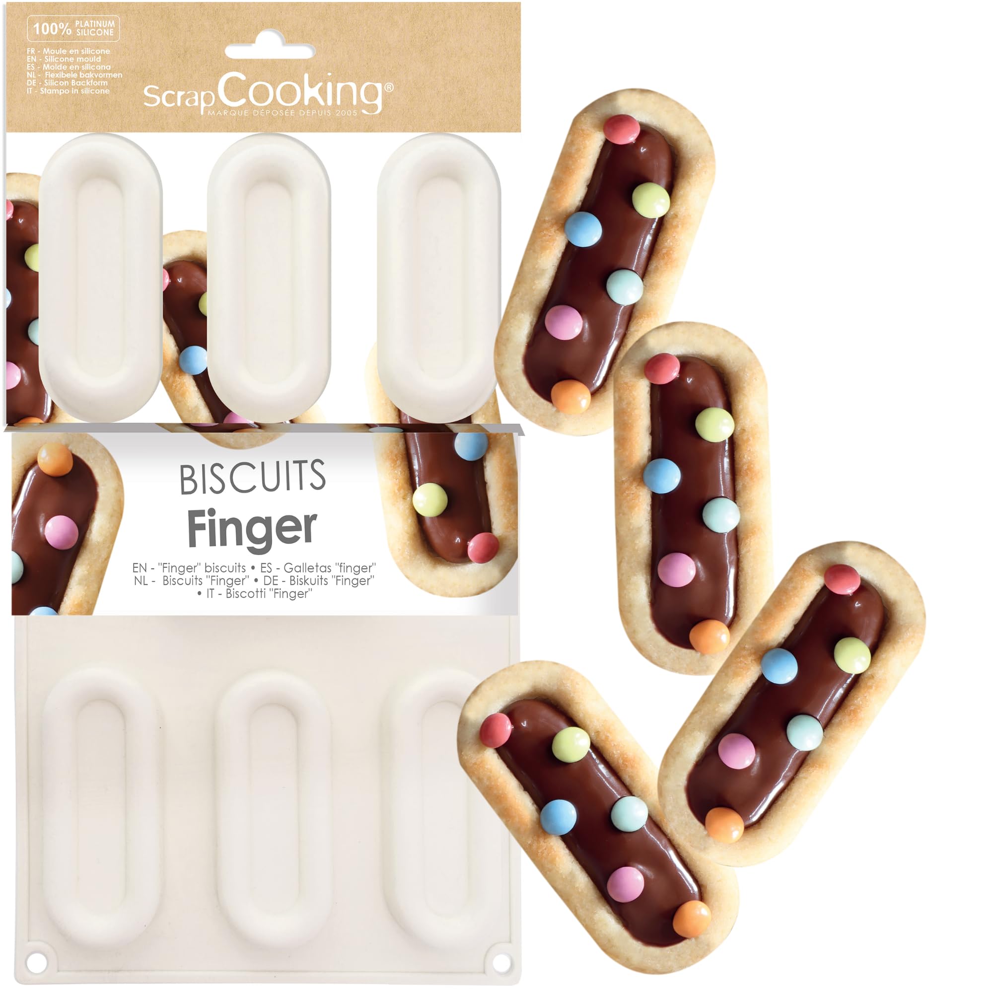 scrapcooking-moules-3184-moule-silicone-7-finger-vert image 1