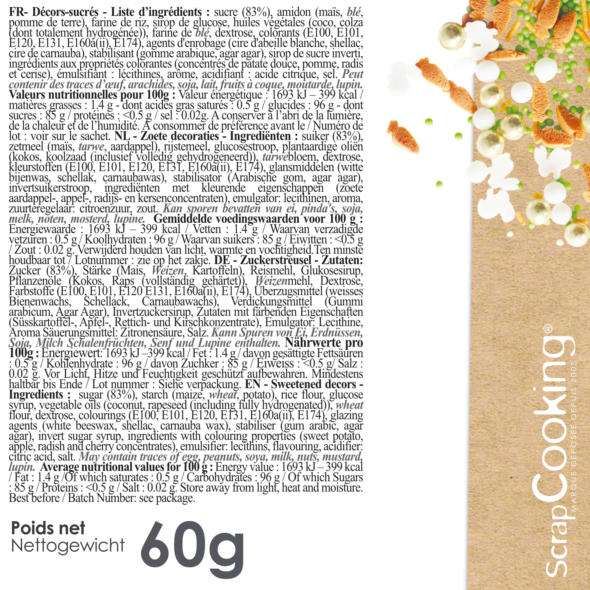 scrapcooking-d-cors-sucr-s-p-ques-7466-sprinkles-60-g-lapin image 2