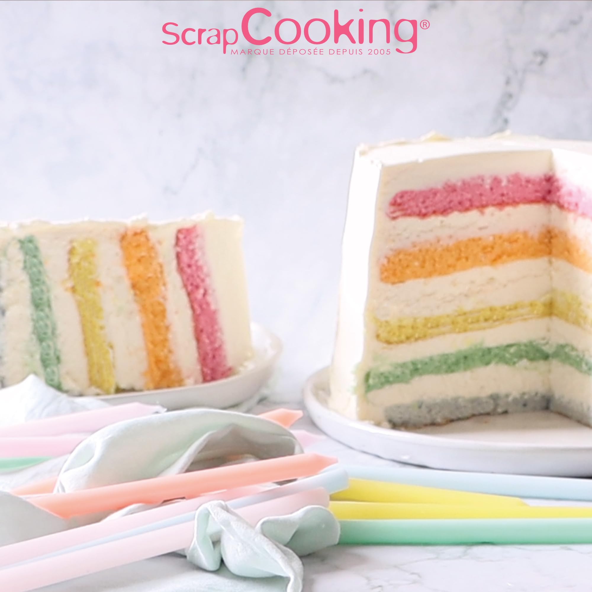scrapcooking-moules-2065-layer-cake-silicone-15-5-cm-lot-5 image 6