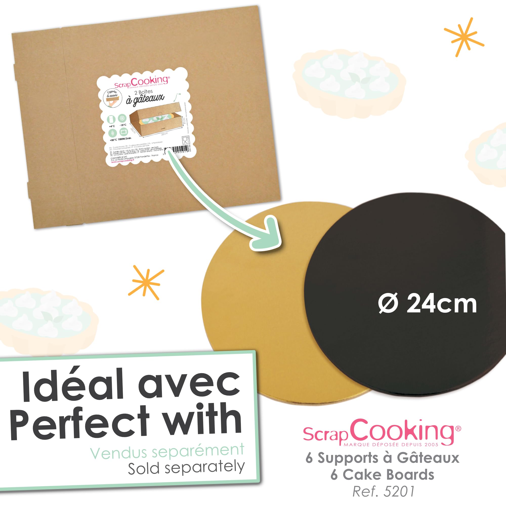 scrapcooking-bo-te-g-teau-kraft-32x32-lot-2 image 7