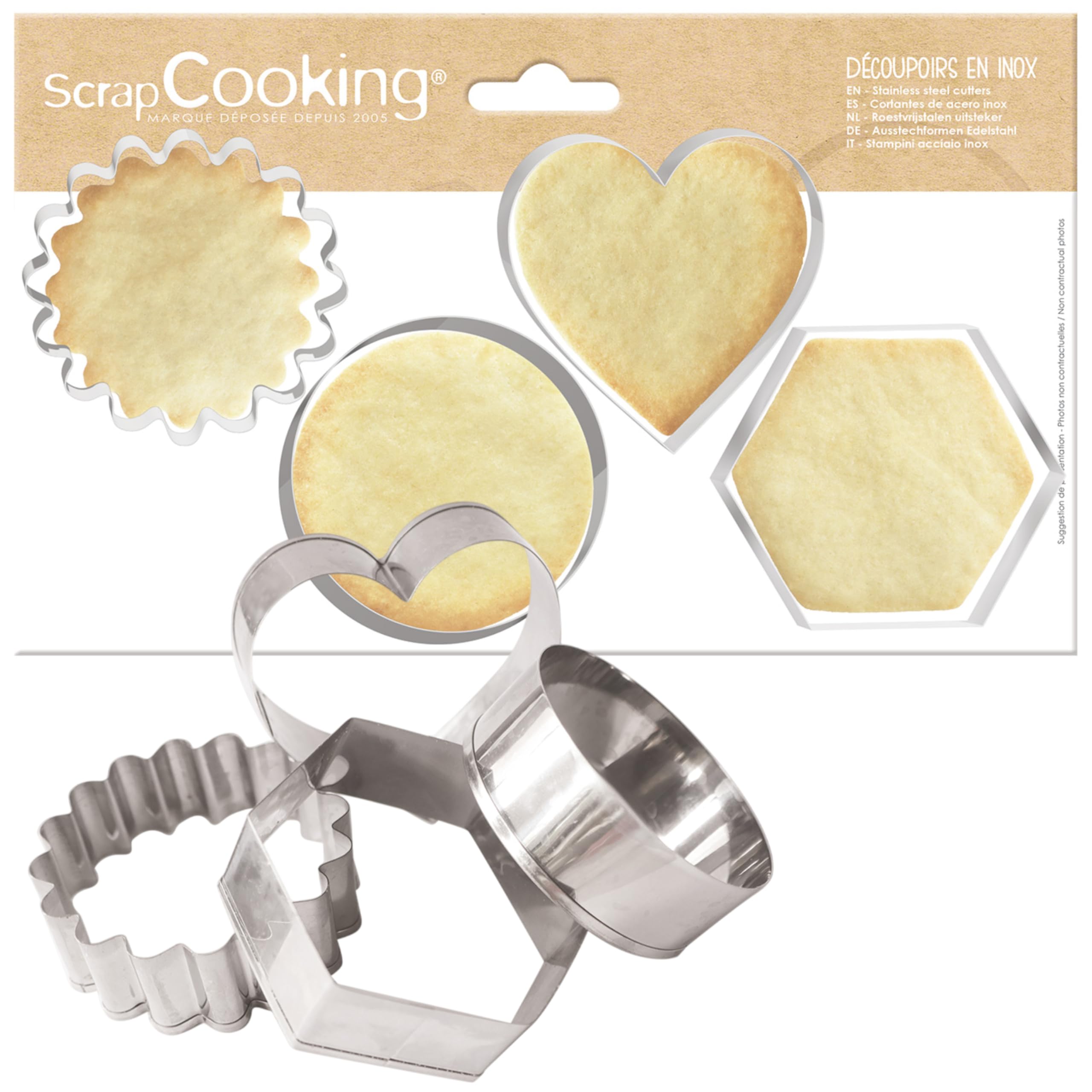 scrapcooking-emporte-pi-ces-classiques-inox-2064-lot-4 image 1