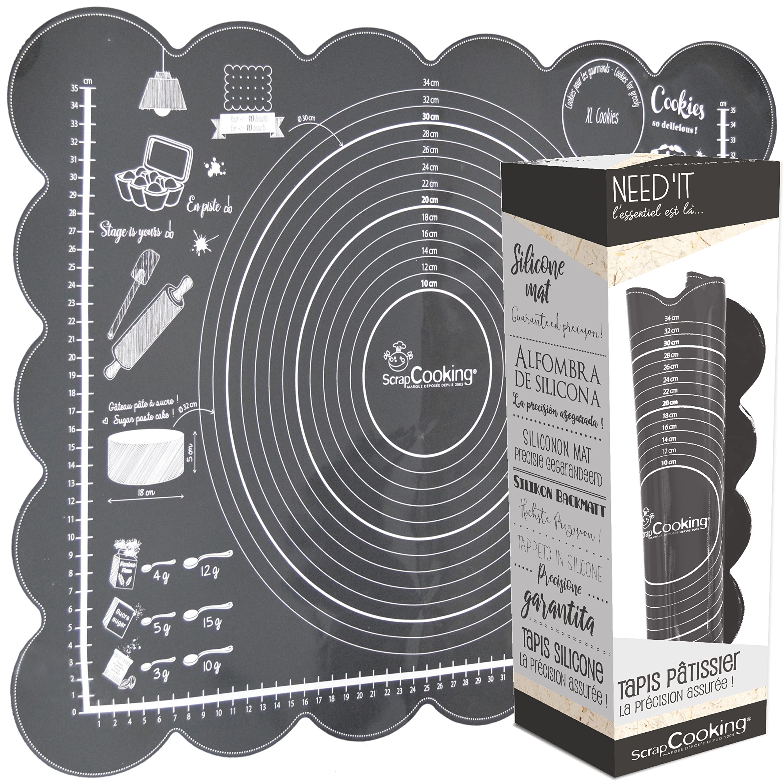 scrapcooking-need-it-5254-tapis-silicone-60x43-5-cm-gris image 1