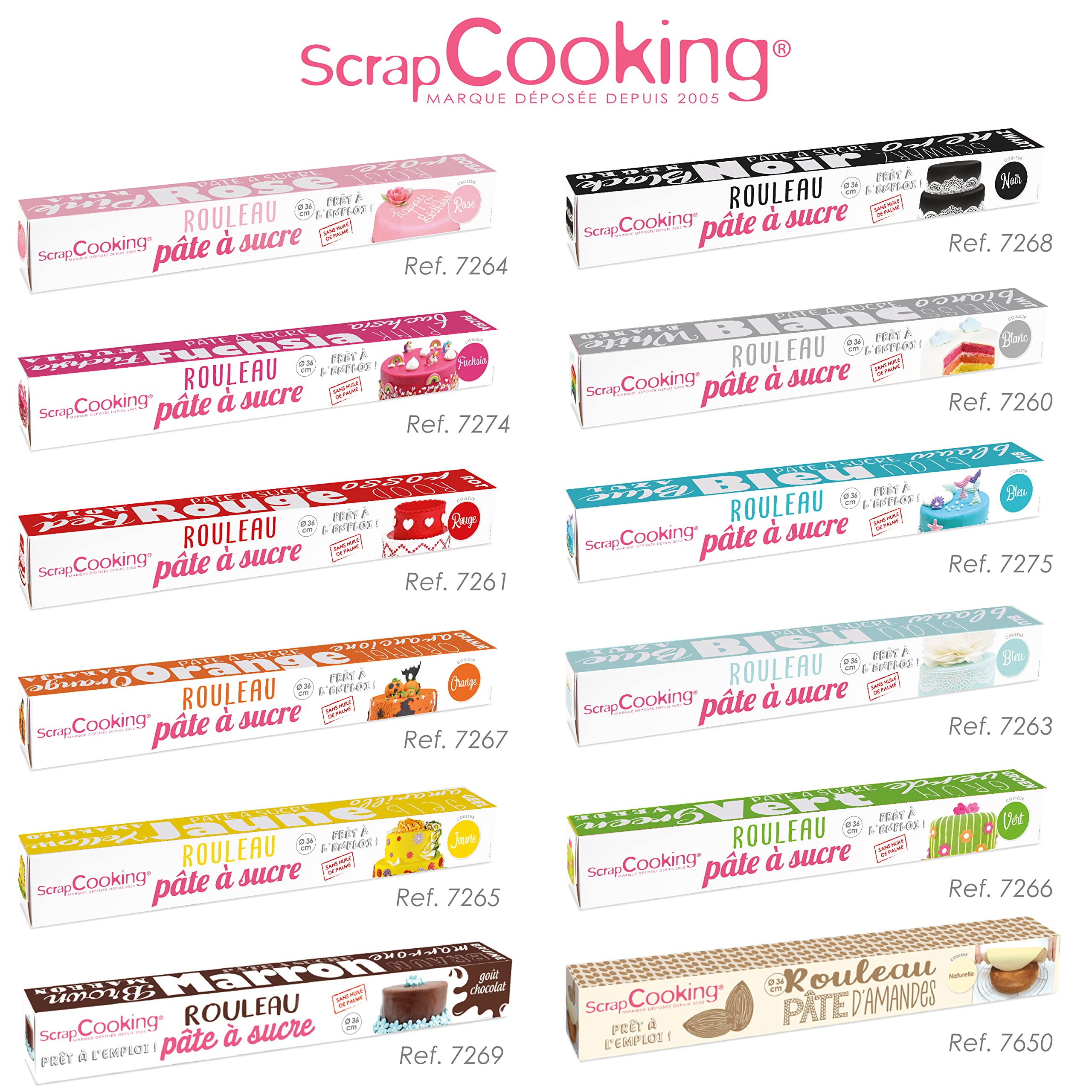 scrapcooking-p-tes-sucre-7650-p-te-amandes-naturelle-300-g-36-cm image 8