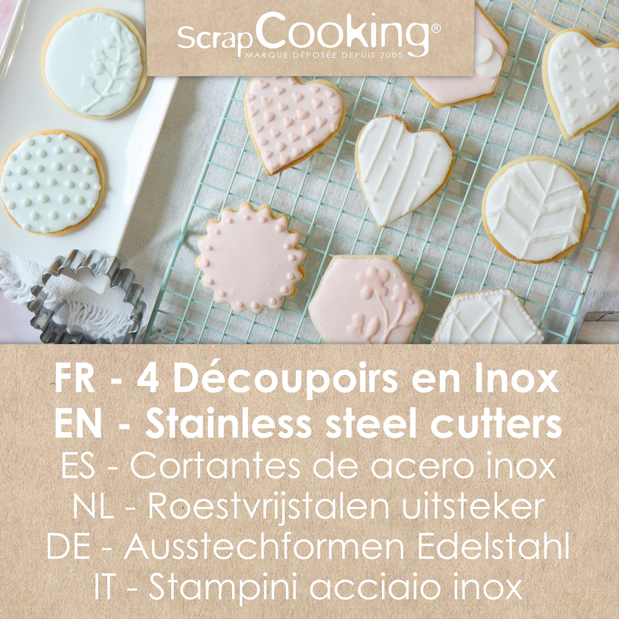 scrapcooking-emporte-pi-ces-classiques-inox-2064-lot-4 image 2