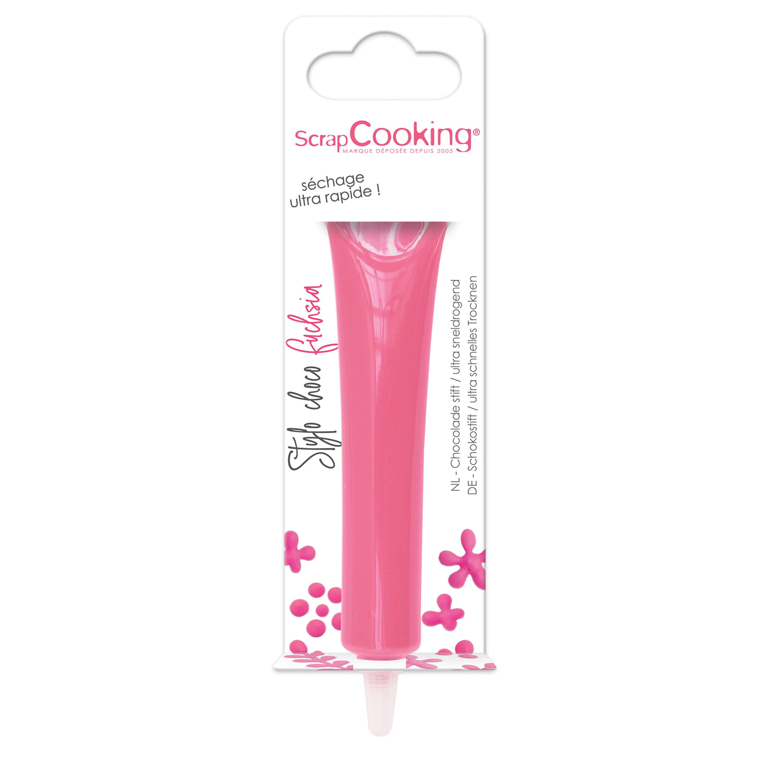 scrapcooking-6814-stylo-choco-rose-fuchsia-25-g image 1