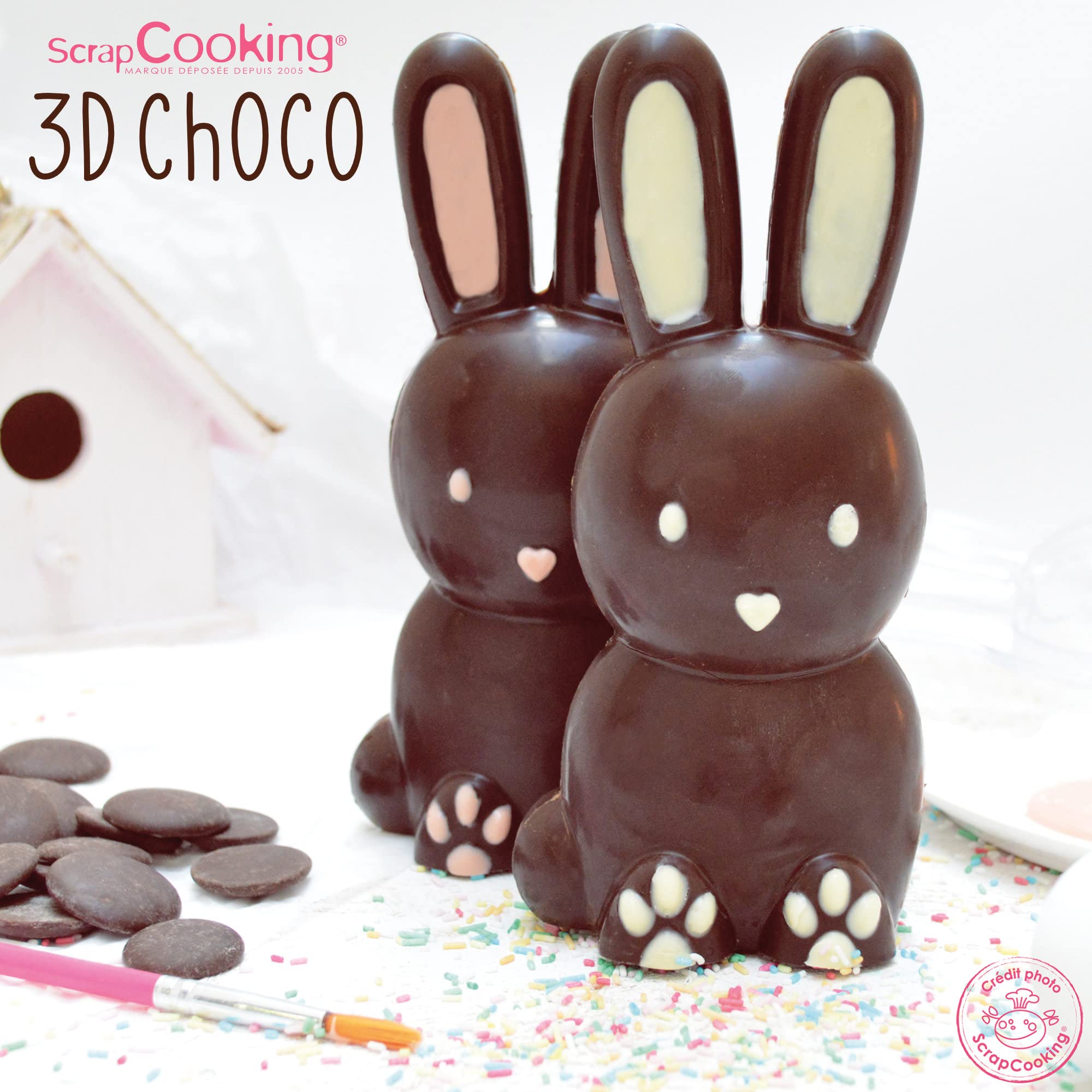 scrapcooking-moules-6757-moule-chocolat-lapin-3d-rigide image 8