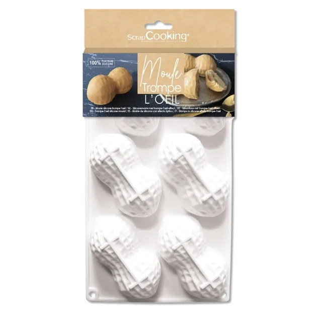 scrapcooking-moules-2883-moule-silicone-cacahu-te-6-empreintes image 1