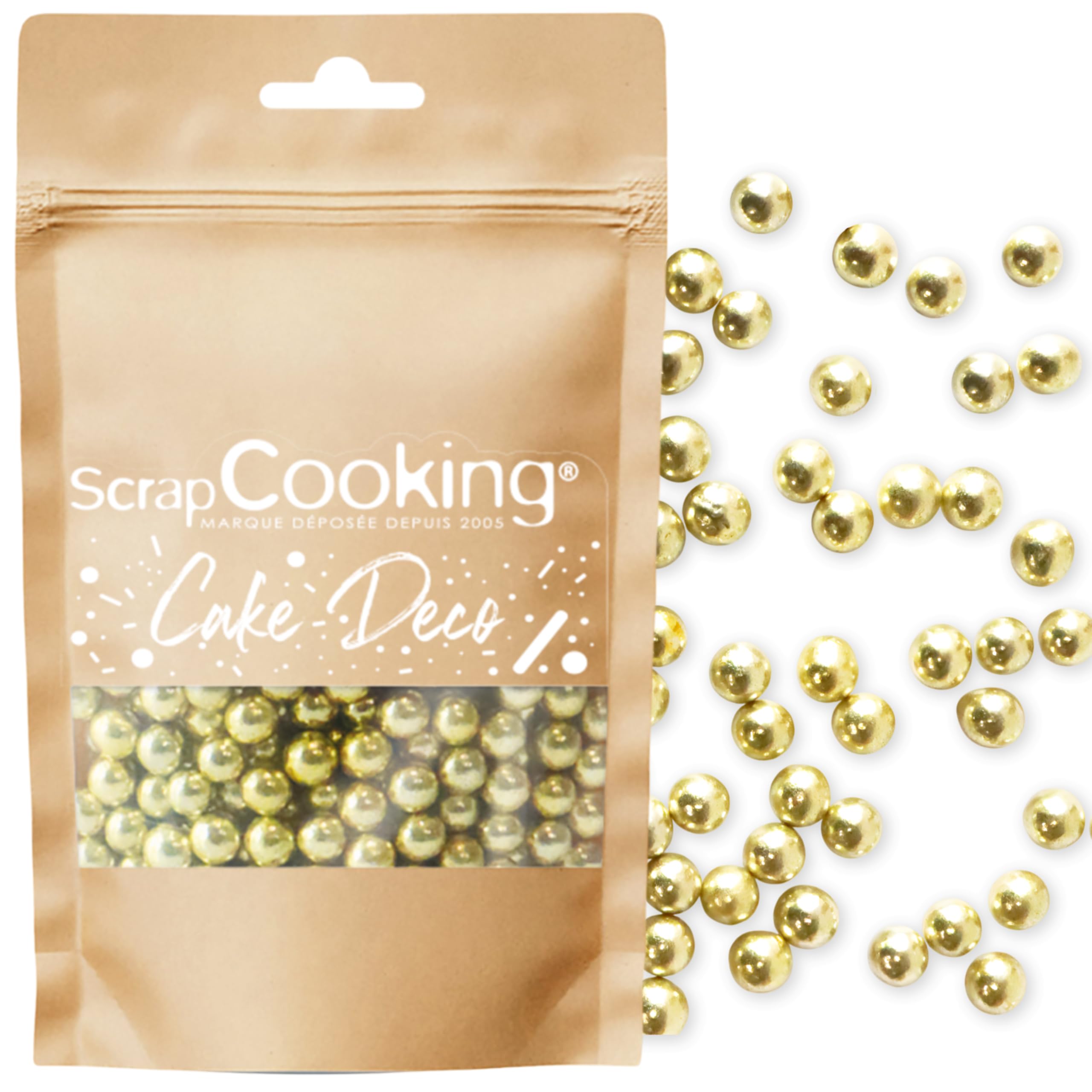 scrapcooking-d-corations-7479-perles-dor-es-sucre-6-mm-60-g image 1