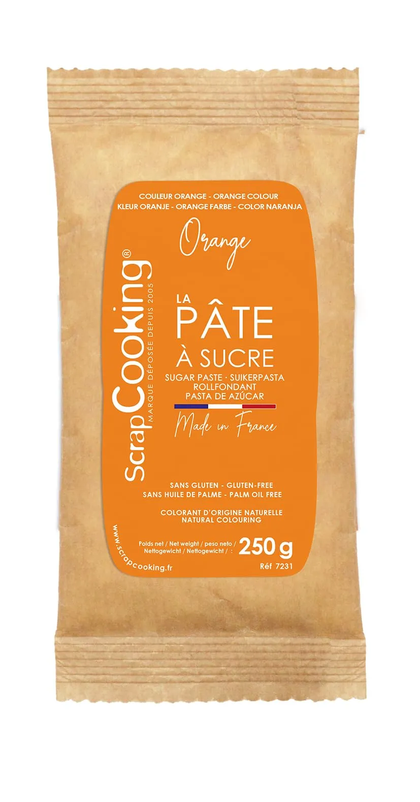 scrapcooking-p-tes-sucre-orange-vanille-250-g image 1