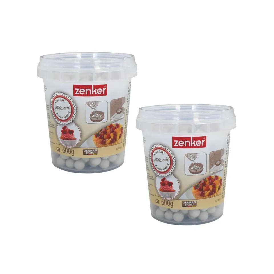 zenker-patisserie-billes-cuisson-c-ramique-blanc-x2-pots image 1