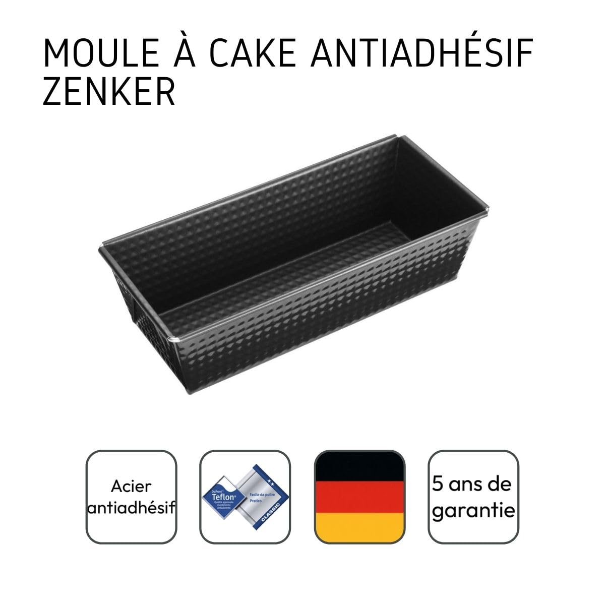 zenker-black-metallic-lot-2-moules-cake-30-cm-noir image 4