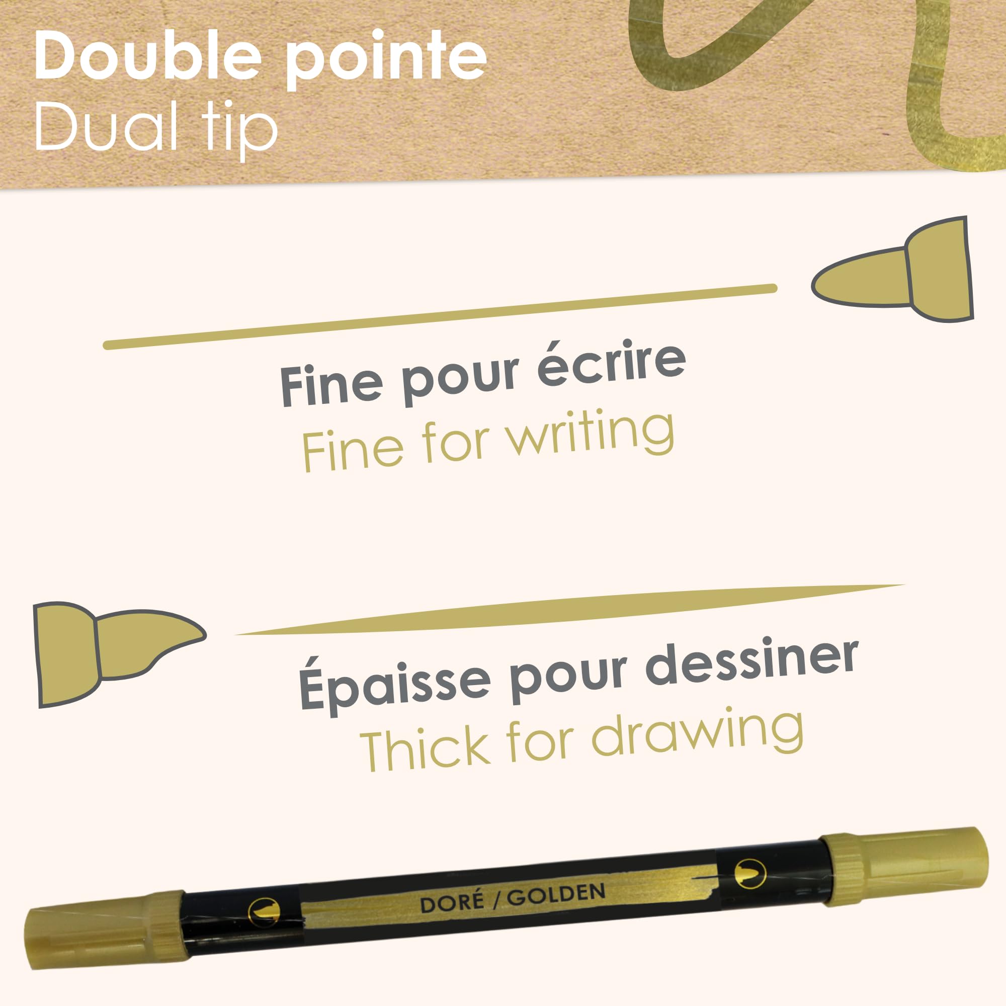 scrapcooking-d-corations-feutre-alimentaire-dor-double-pointe image 4