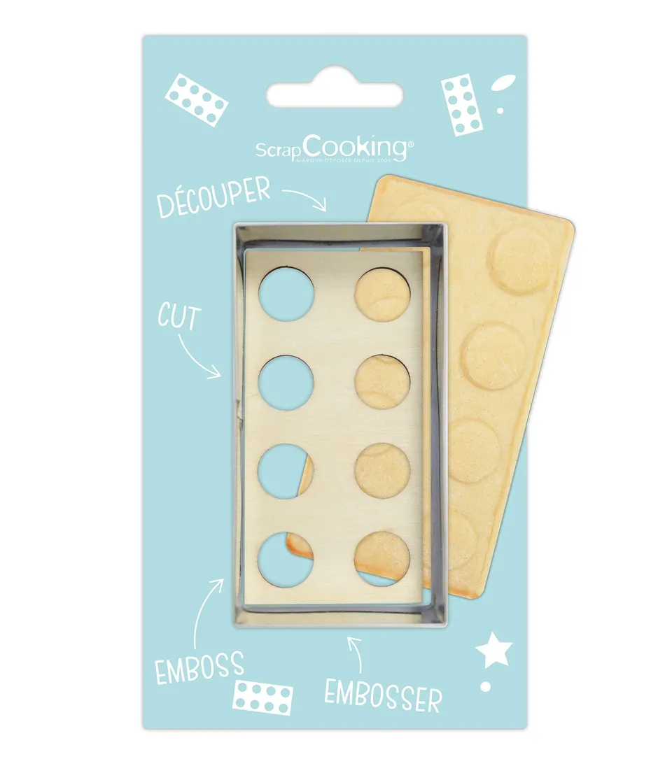 scrapcooking-emporte-pi-ces-2096-emporte-pi-ce-brique-bois-inox-relief image 1