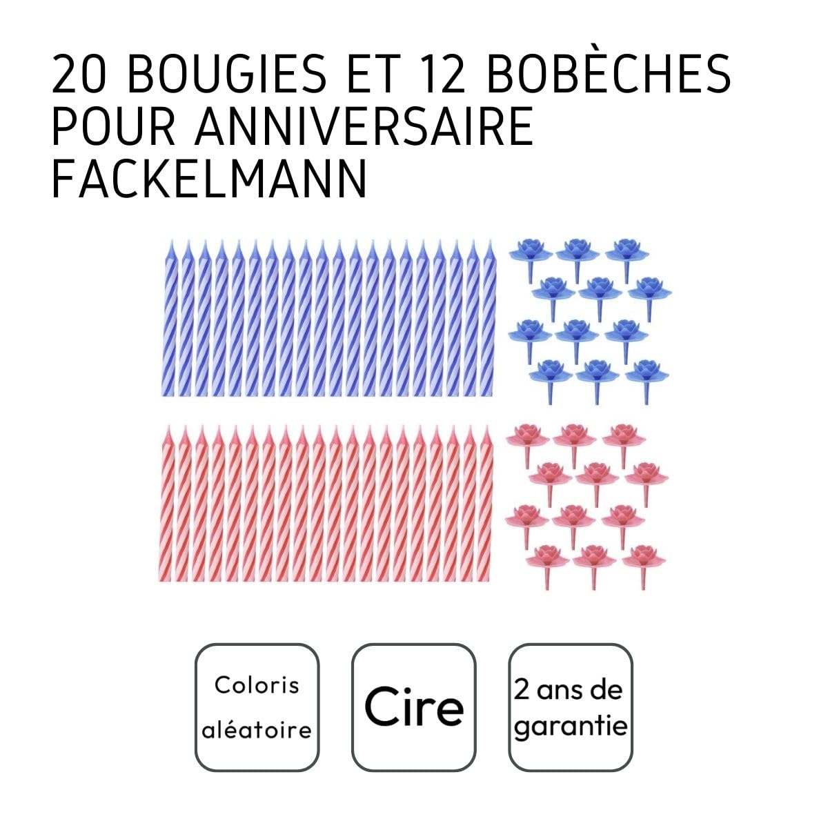 zenker-special-season-52505-bougies-anniversaire-roses-lot-30-cire image 4