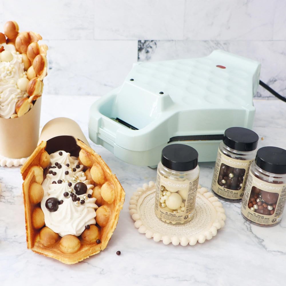 scrapcooking-bubble-waffle-factory-gaufrier-vert-700-w image 4