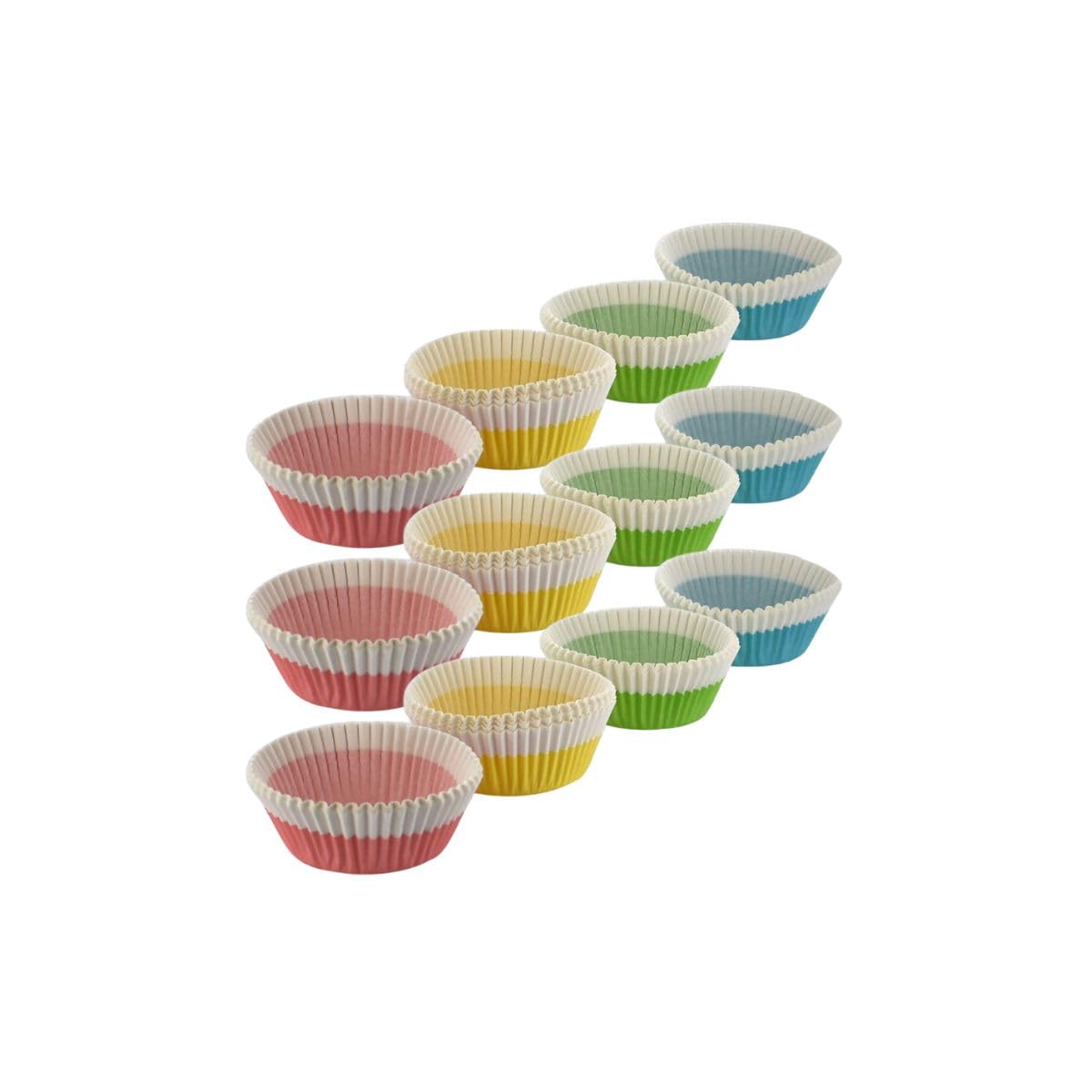 zenker-happy-cupcakes-caissettes-muffins-papier-lot-300-couleurs image 1