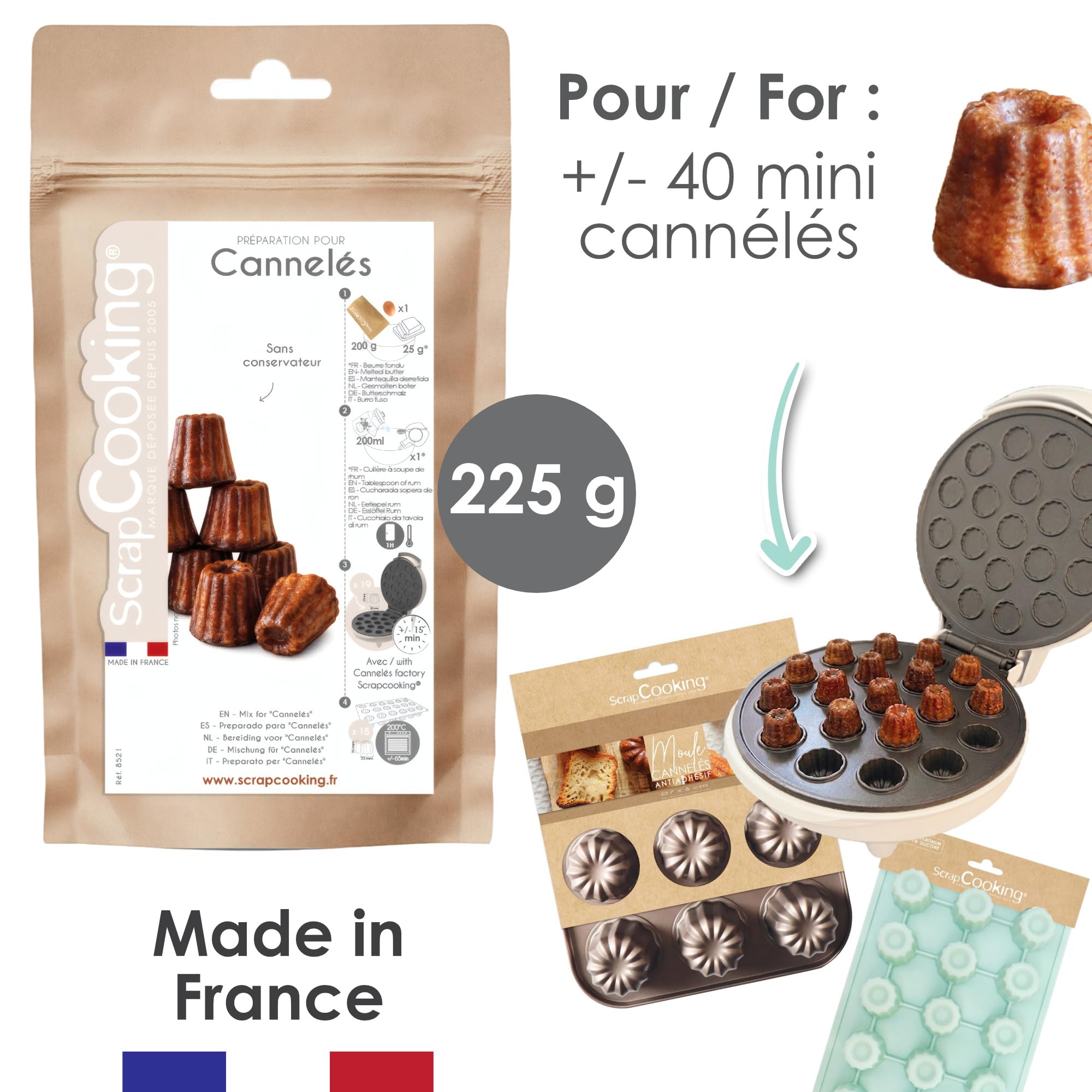 scrapcooking-ingr-dients-pr-paration-cannel-s-225g-vanille-caram-lis-e image 6