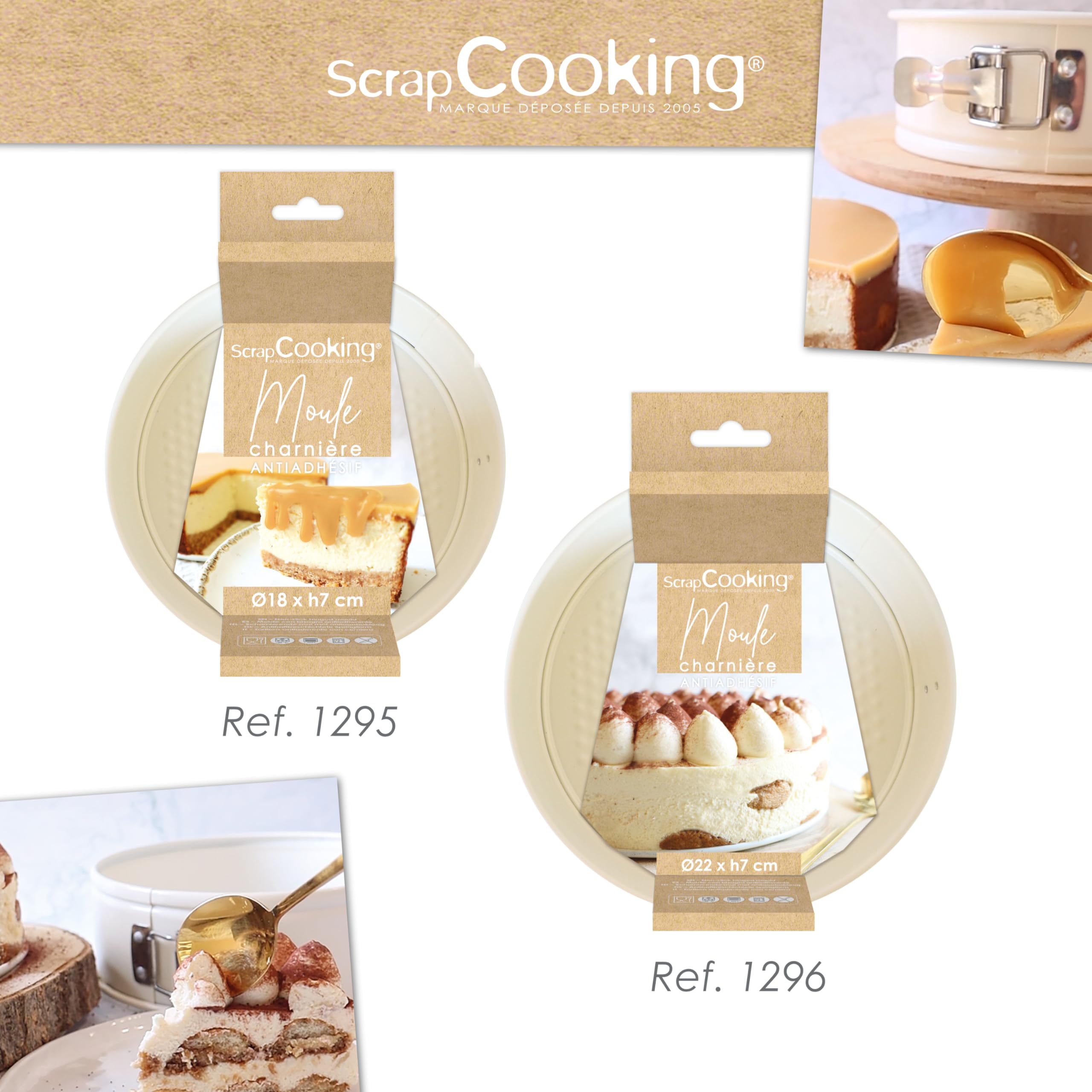 scrapcooking-1295-moule-charni-re-rond-18-cm-beige-antiadh-sif image 8