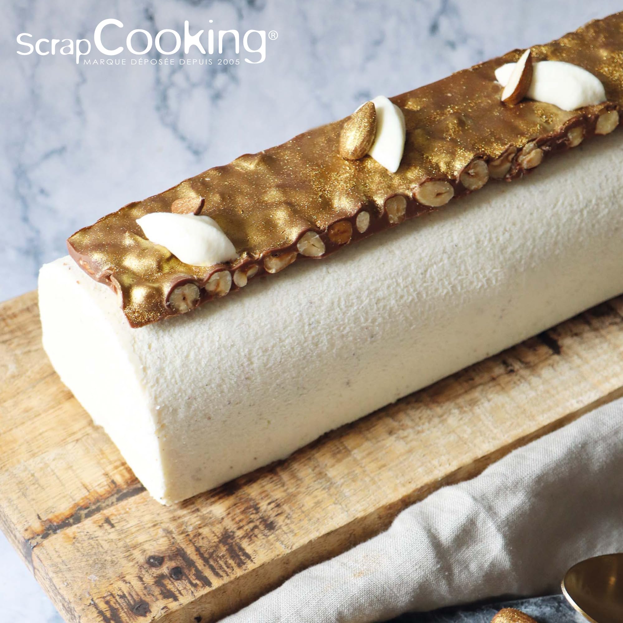 scrapcooking-moules-1293-moule-b-che-acier-beige-28-cm image 7