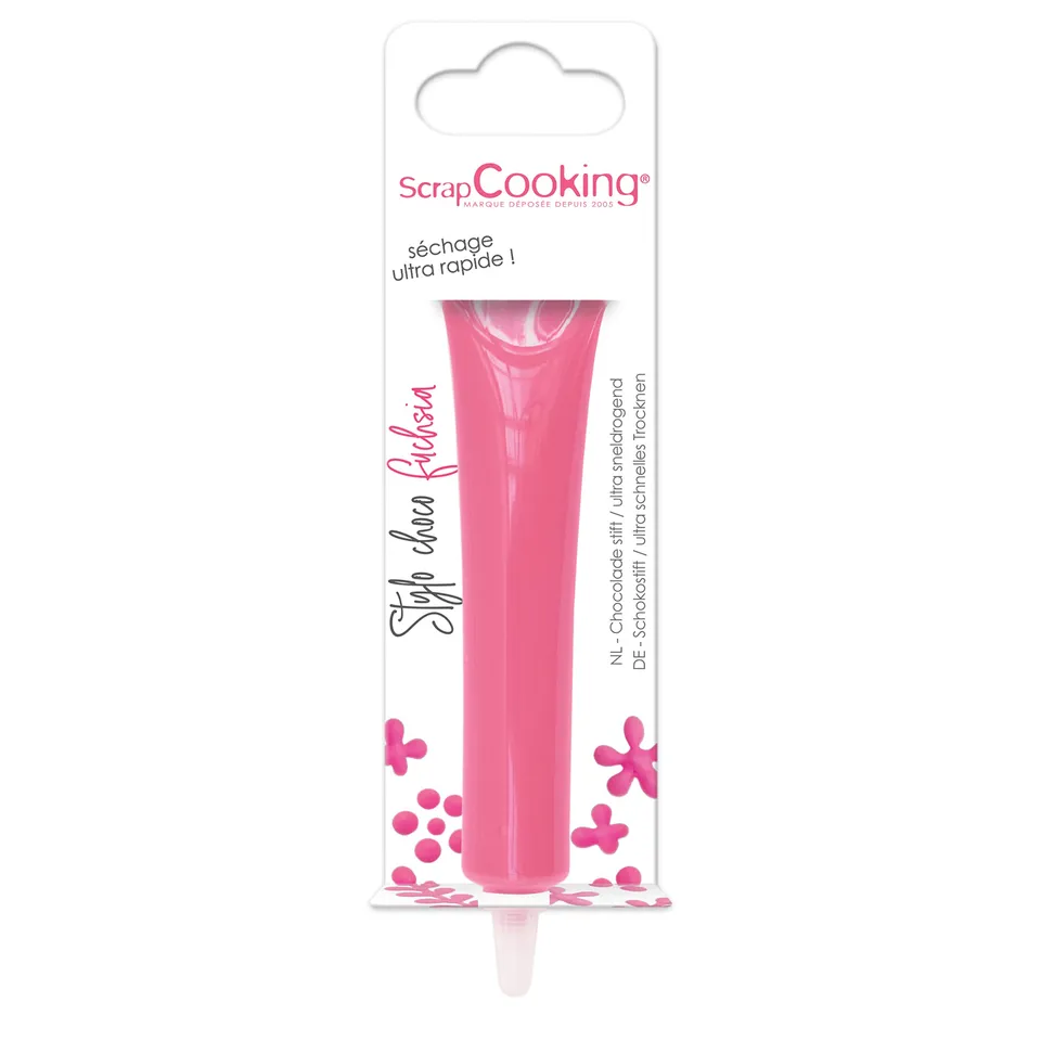 scrapcooking-6814-stylo-choco-rose-fuchsia-25-g image 1