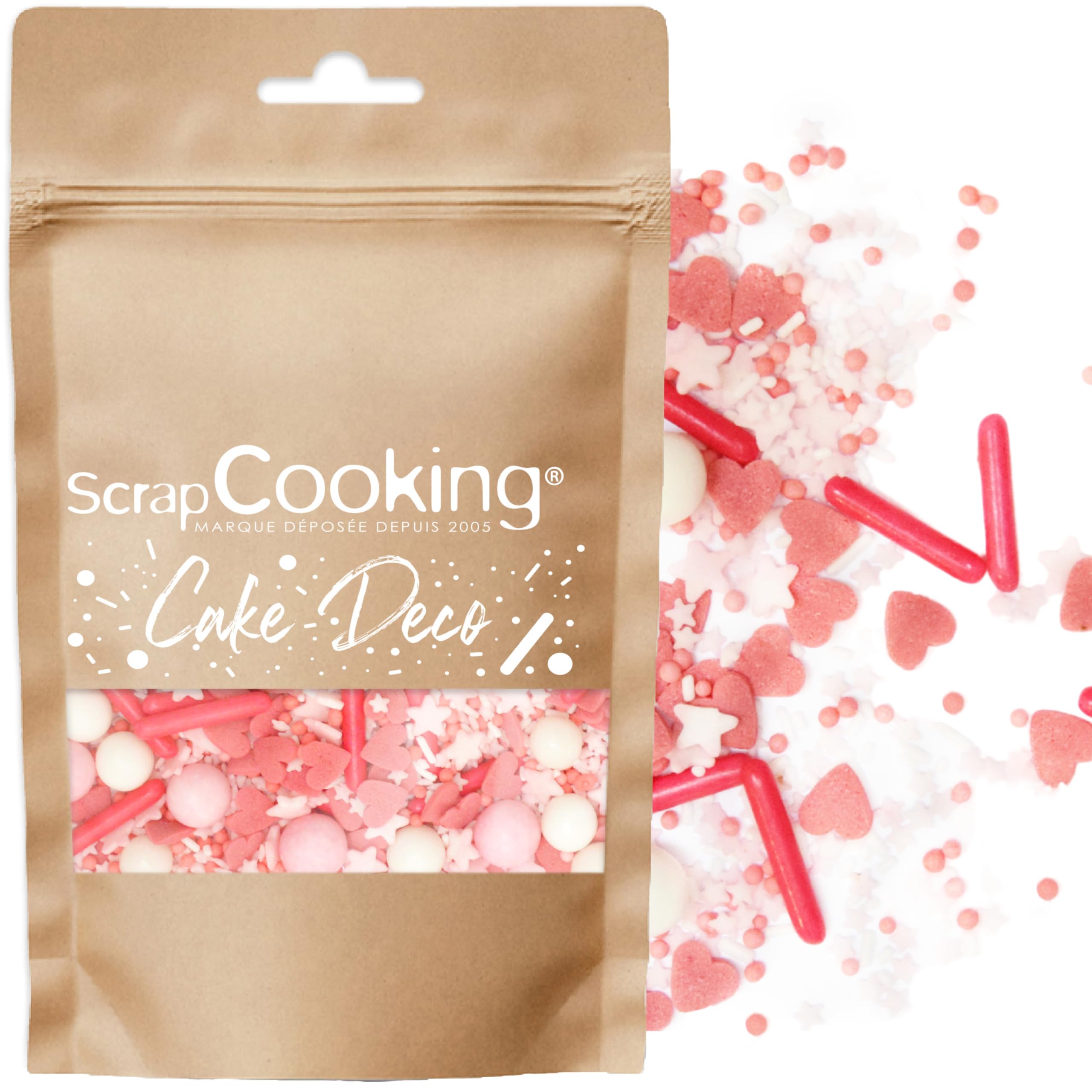 scrapcooking-d-cors-7449-sprinkles-roses-70g-perles-sucre image 1