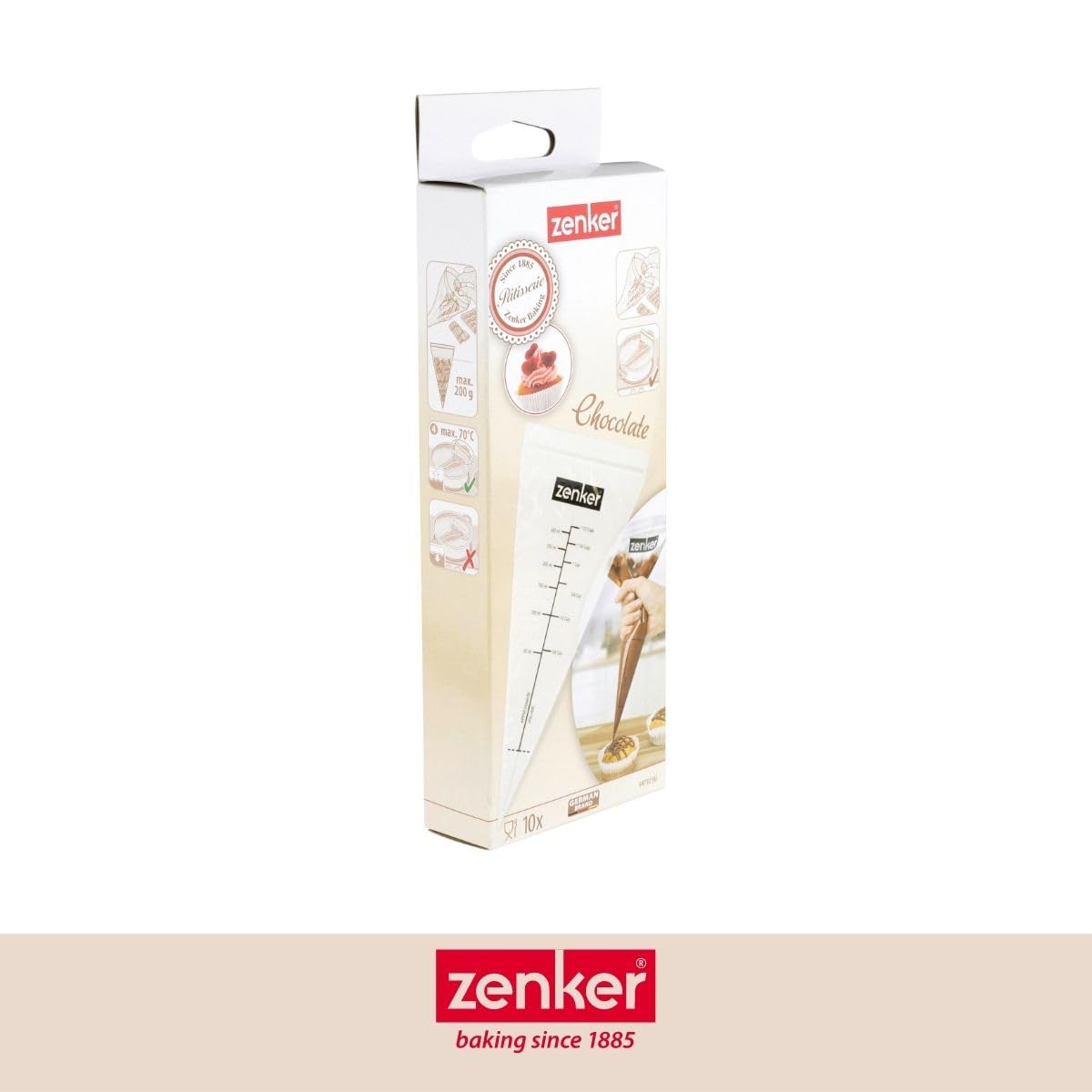 zenker-patisserie-poches-douille-jetables-30-cm-lot-10 image 6