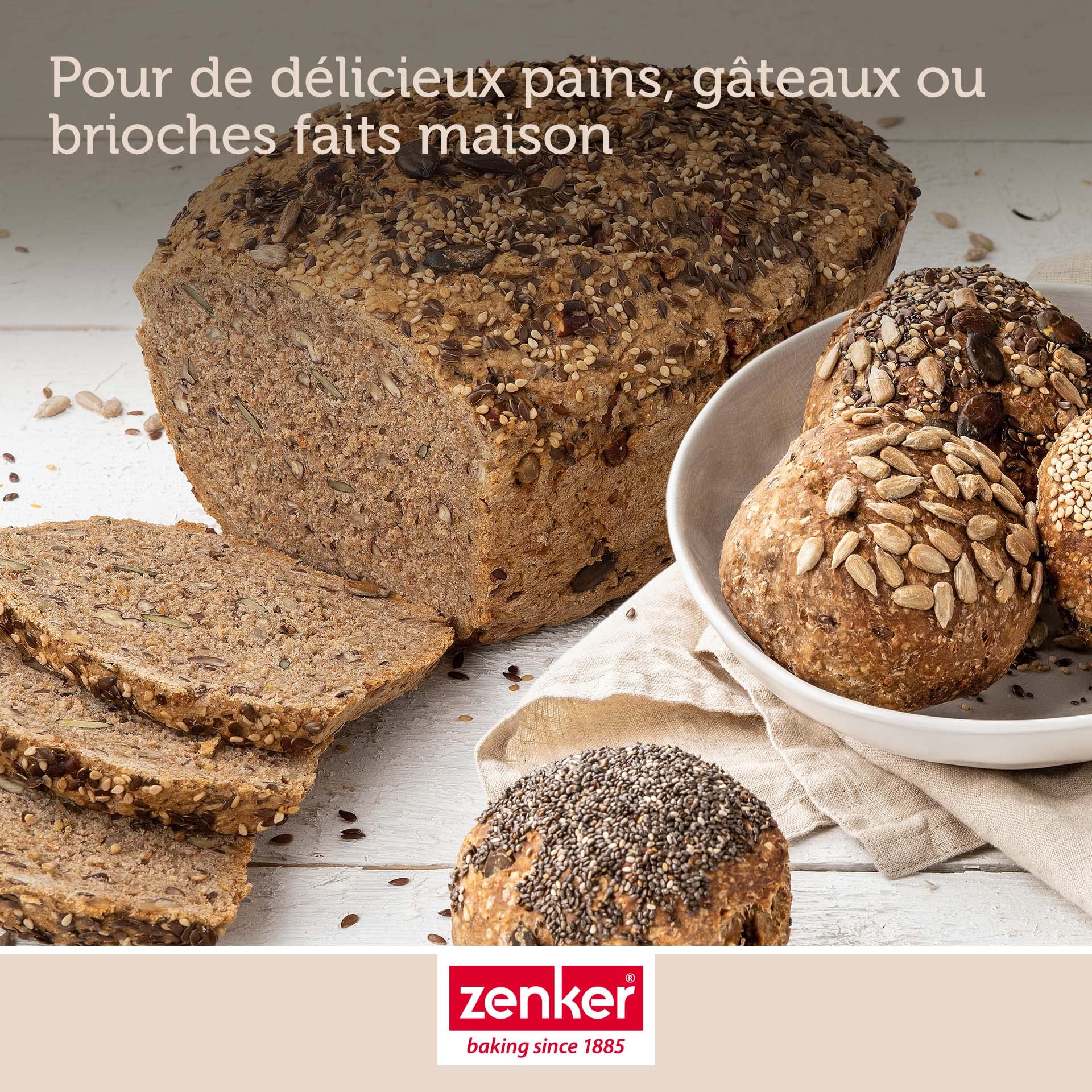 zenker-dein-brot-6520-moule-pain-ovale-noir-26-cm-acier image 8