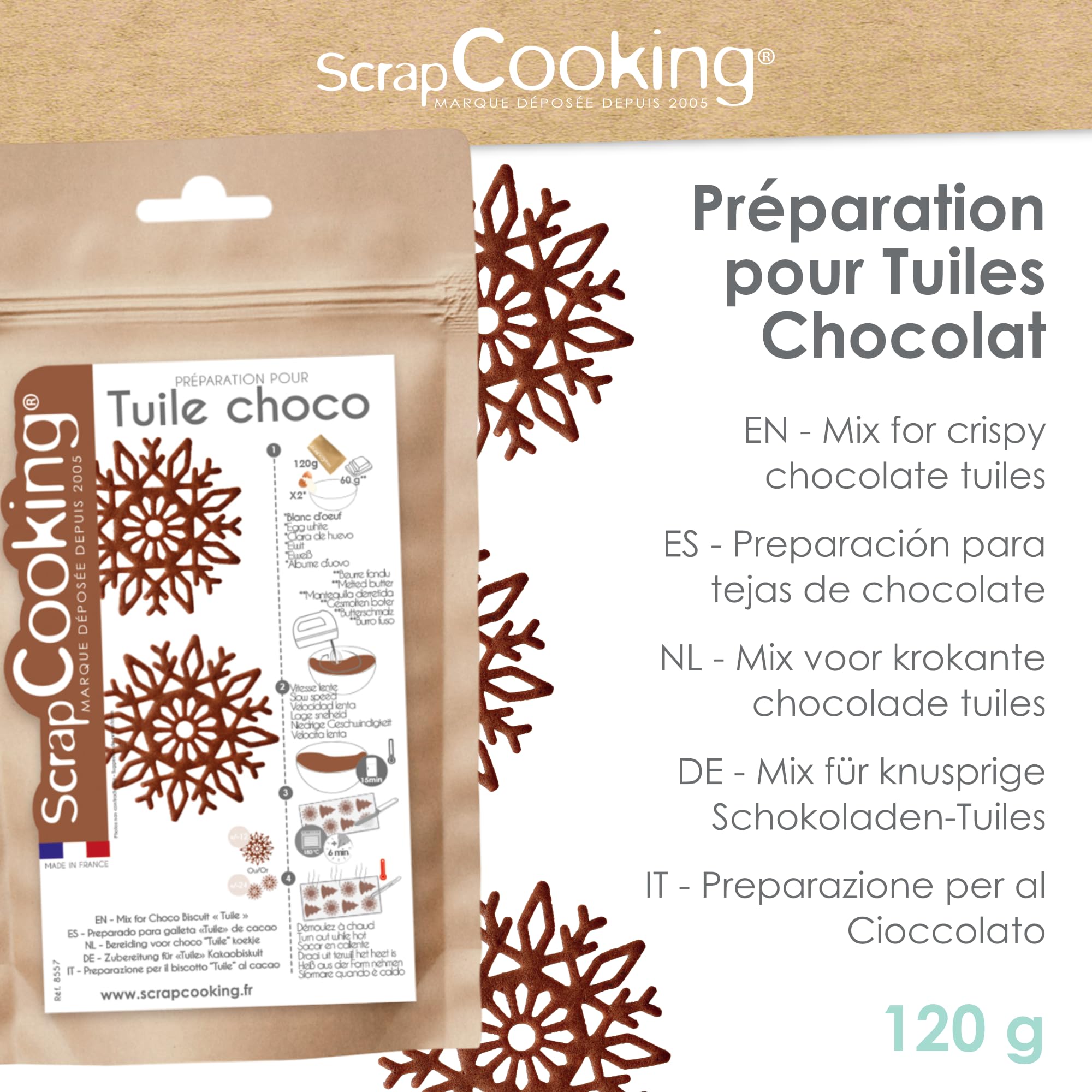 scrapcooking-ingr-dients-8557-pr-paration-tuiles-chocolat-120-g image 3