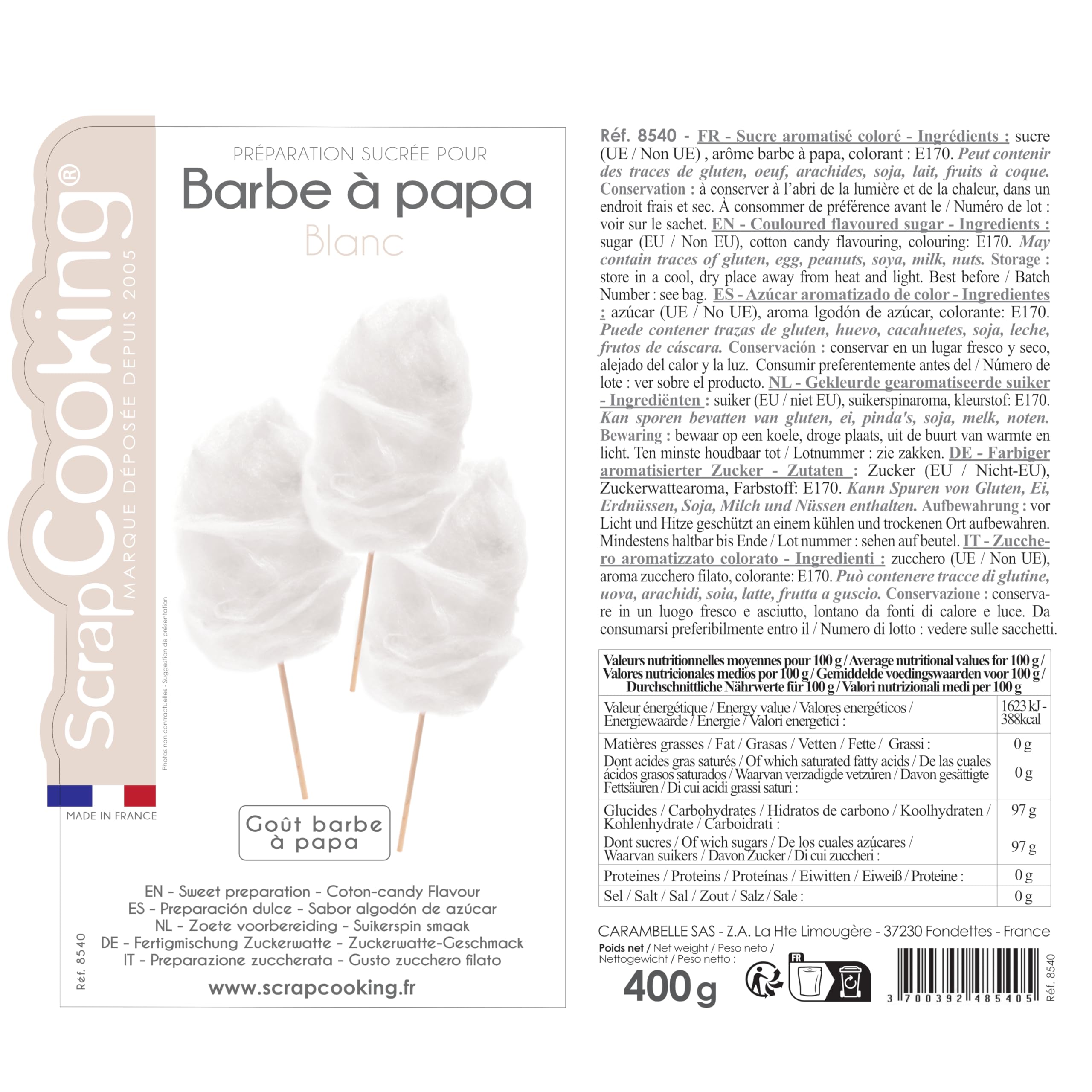 scrapcooking-ingr-dients-8540-sucre-barbe-papa-blanche-400-g image 3
