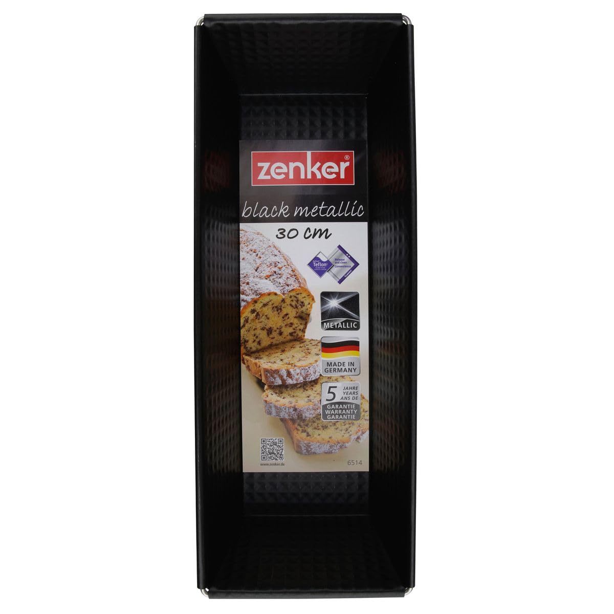 zenker-black-metallic-lot-2-moules-cake-30-cm-noir image 7