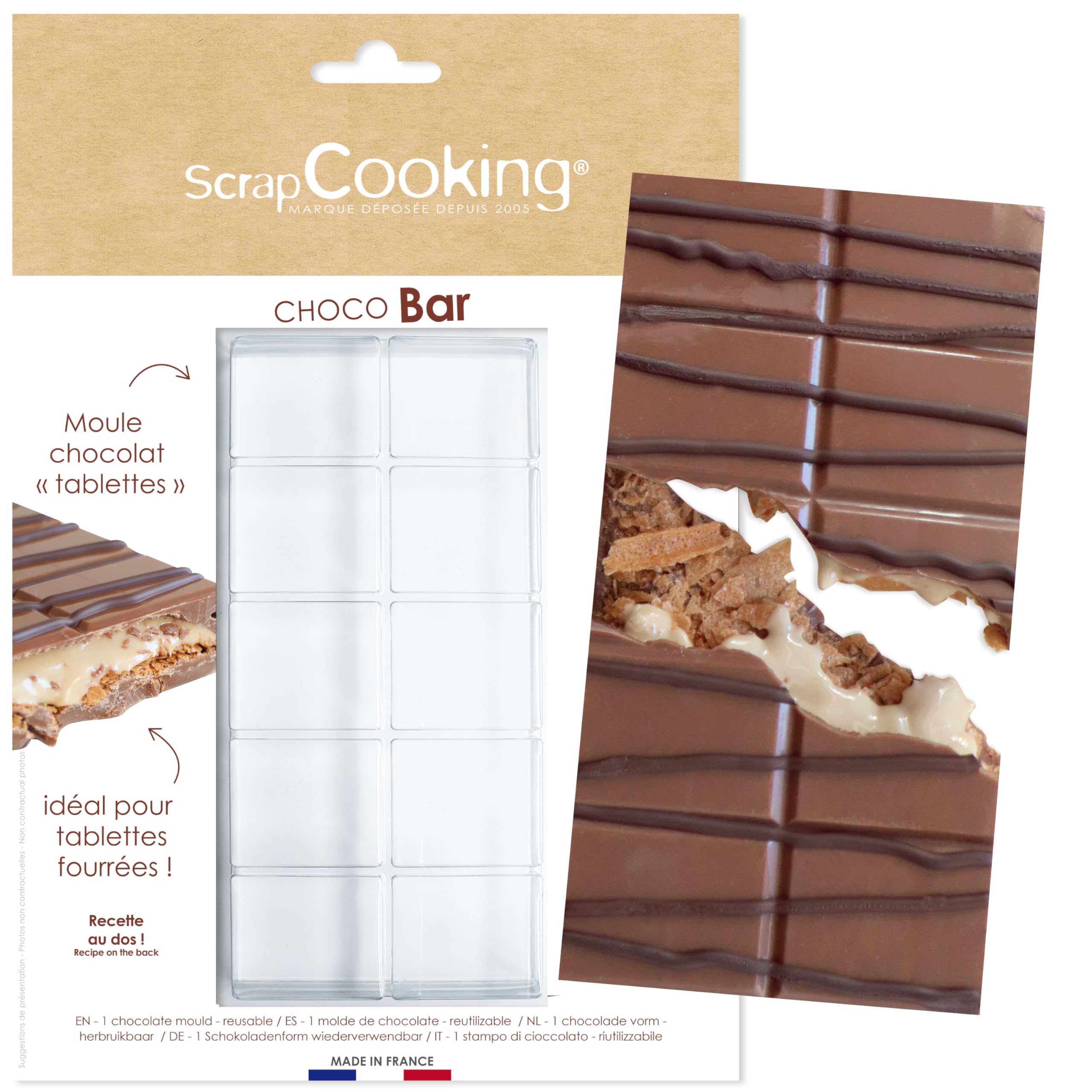 scrapcooking-moules-6761-moule-tablette-chocolat-duba-15x7-cm image 1