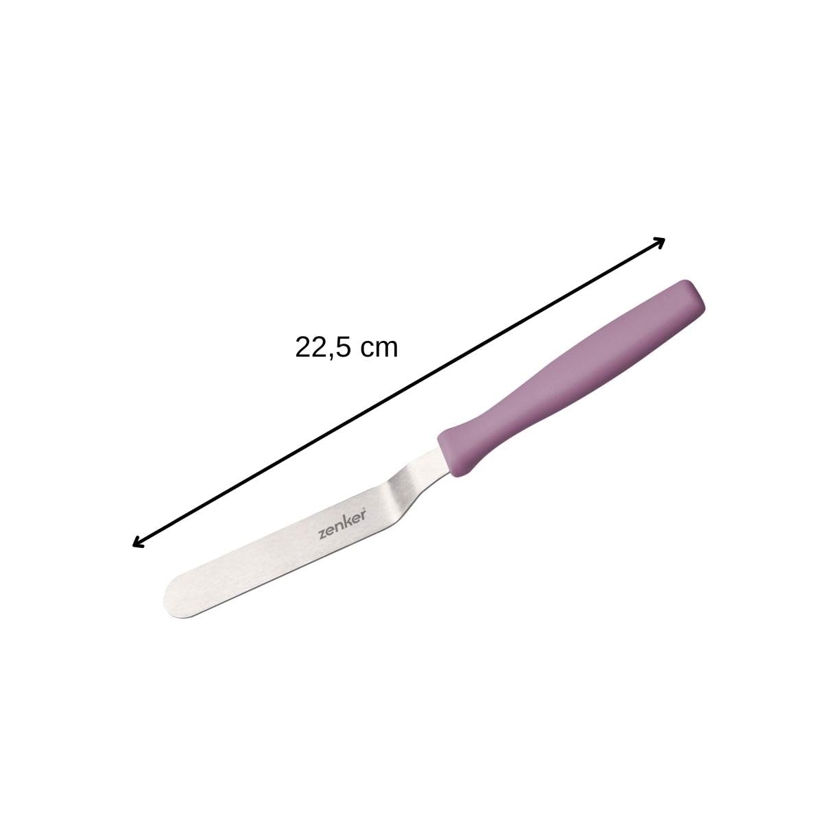 zenker-patisserie-spatule-coud-e-gla-age-inox-rose-22-cm image 3