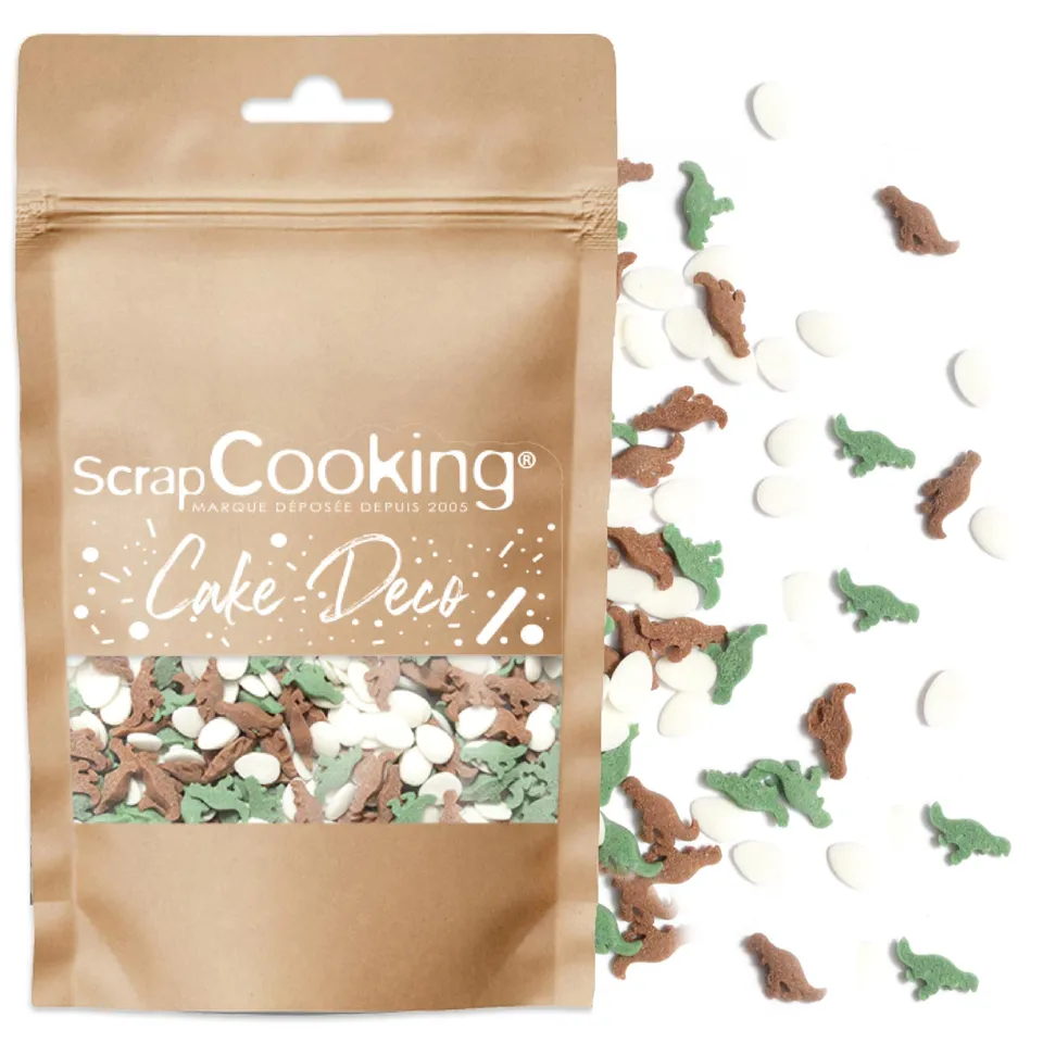 scrapcooking-d-corations-dinosaures-7429-d-cors-sucre-55g image 1