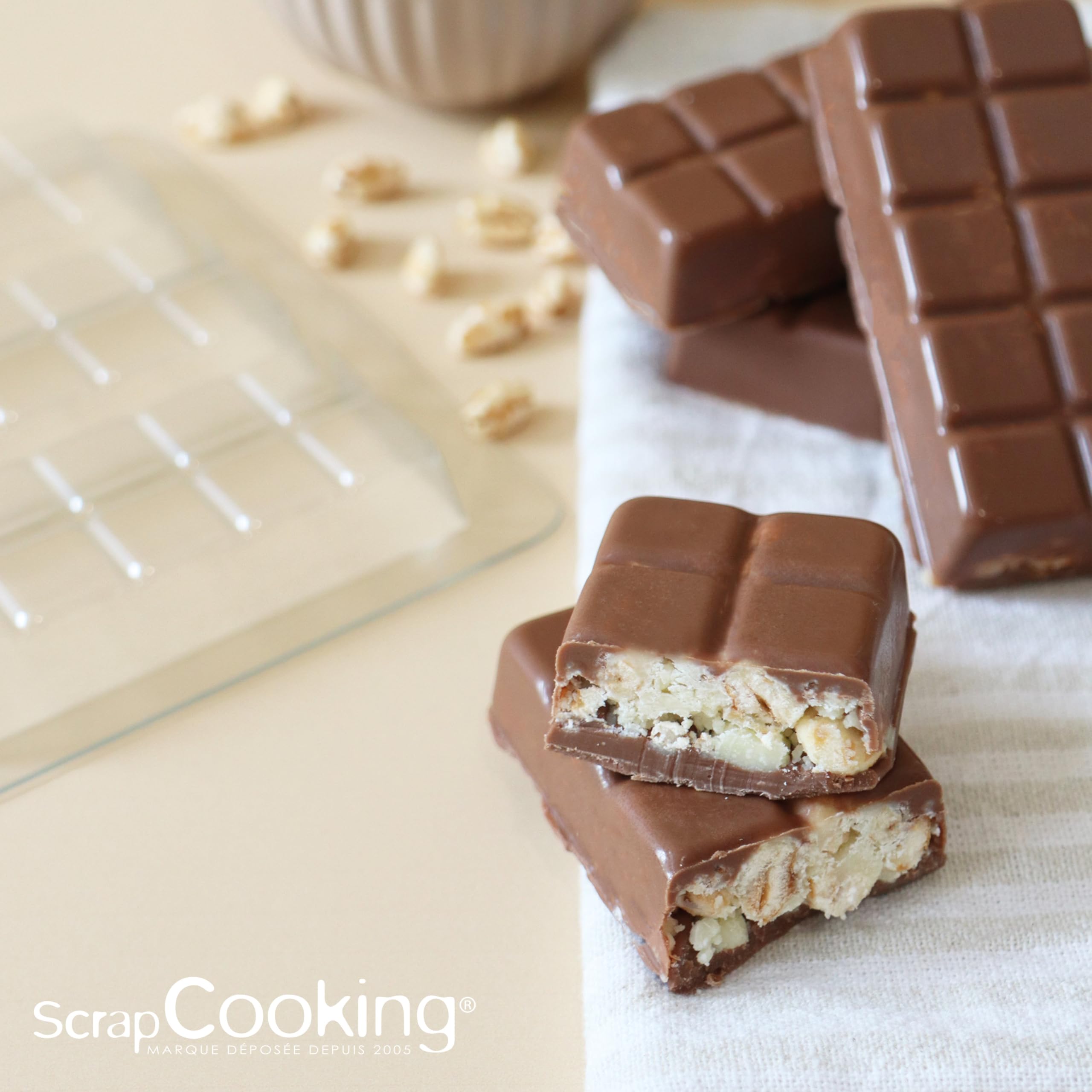 scrapcooking-moules-3-mini-tablettes-crunchy-6765-moule-chocolat image 3