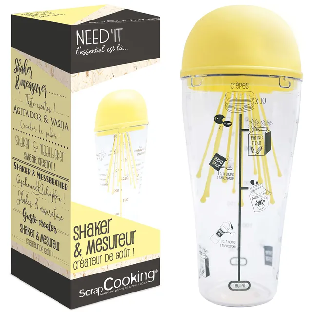 scrapcooking-mat-riel-shaker-need-it-5251-jaune-500-ml image 1