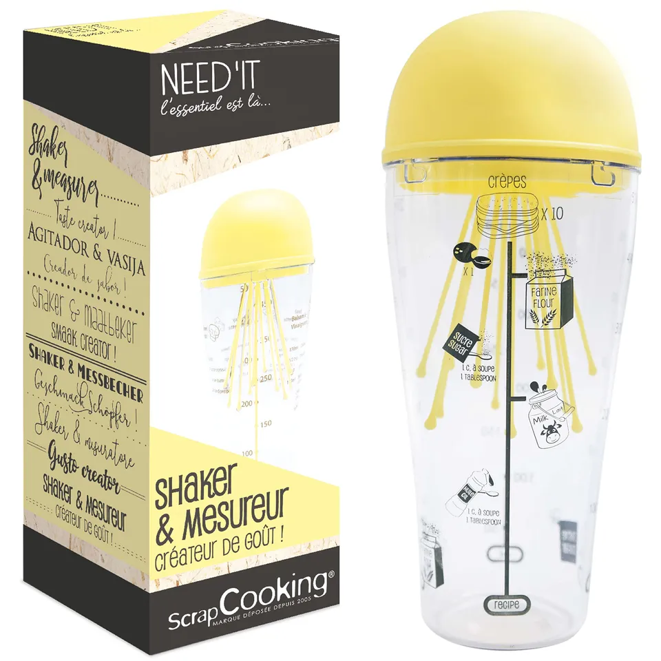 scrapcooking-mat-riel-shaker-need-it-5251-jaune-500-ml image 1