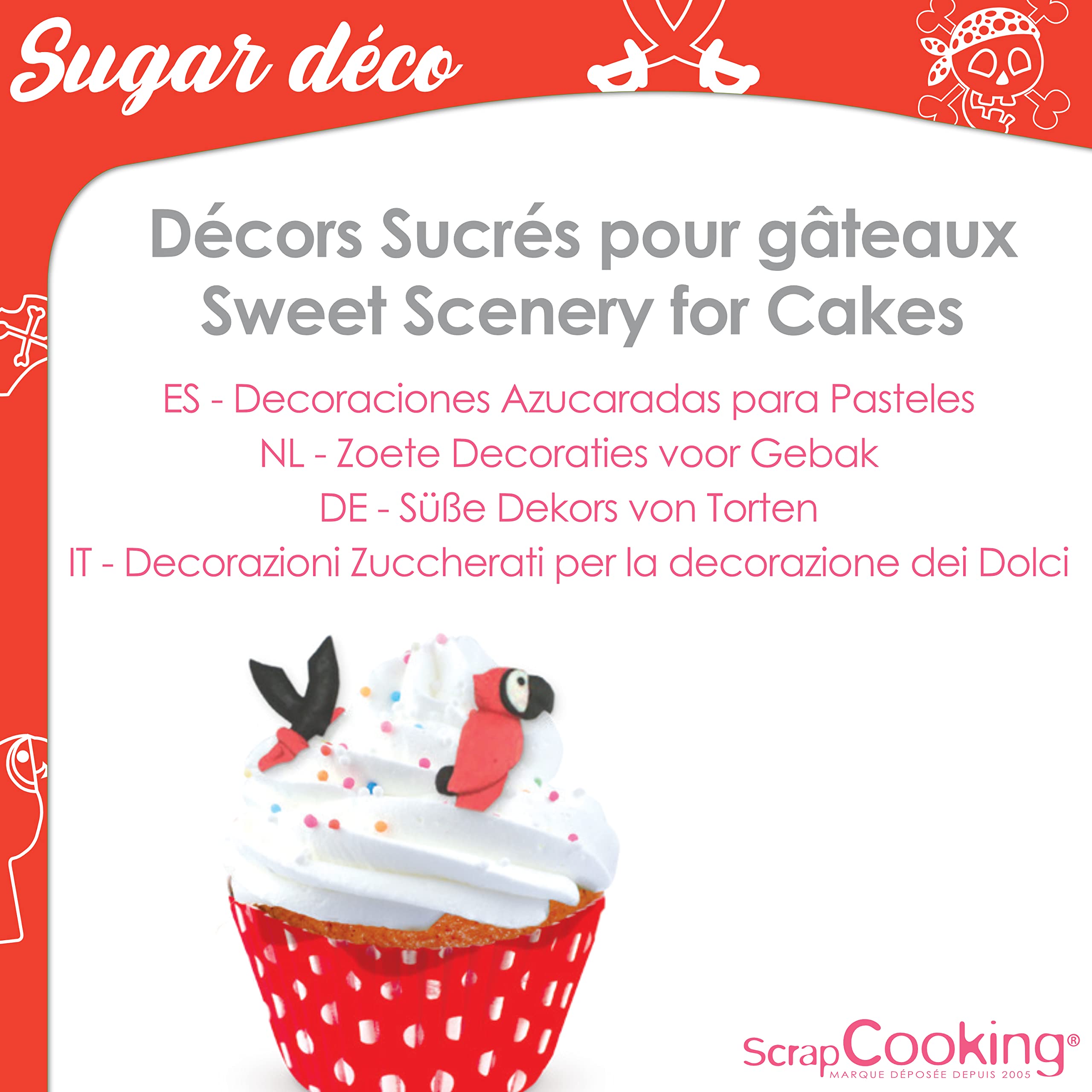 scrapcooking-d-corations-d-cosucres-pirate-comestibles-6-pi-ces image 2