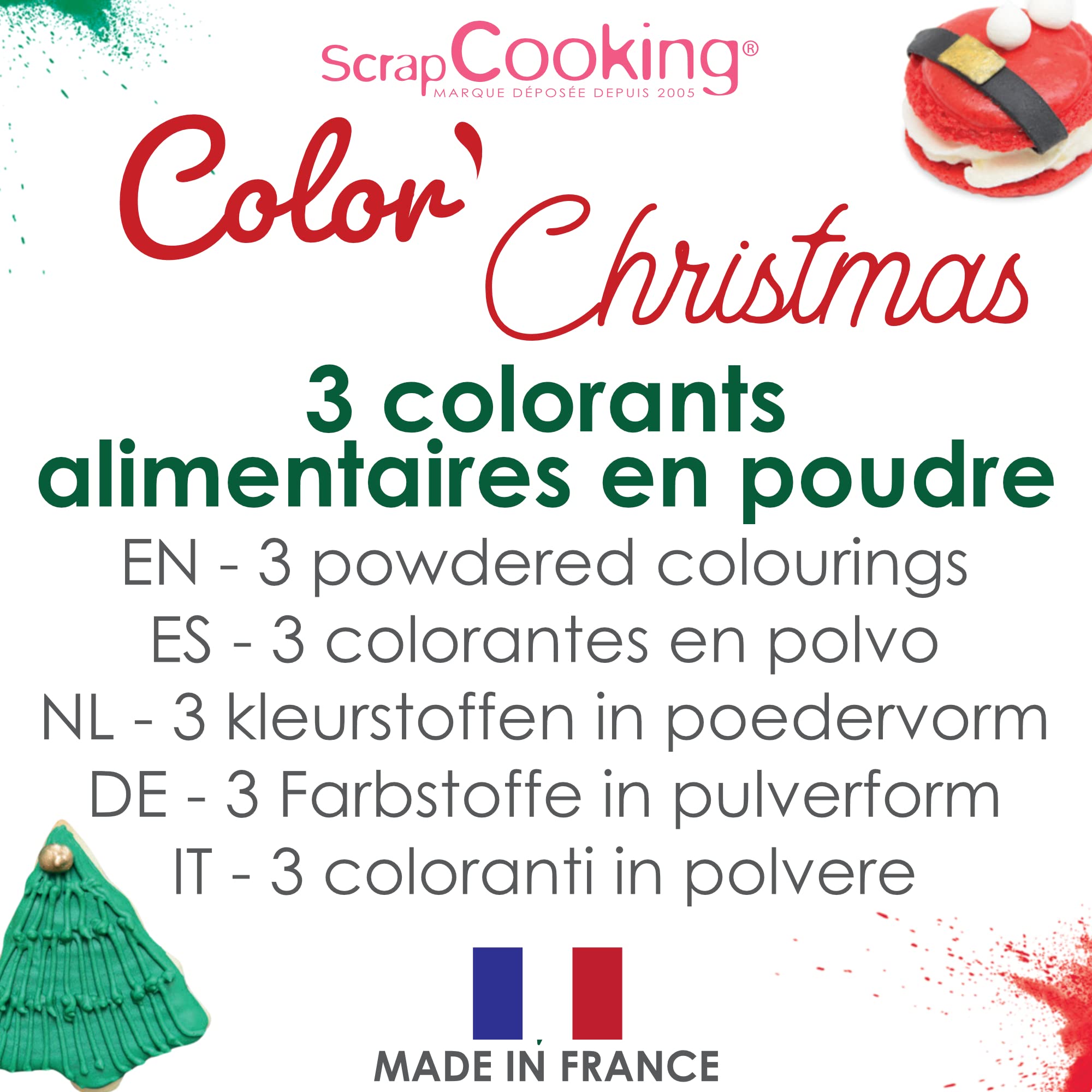 scrapcooking-4018-colorants-poudre-no-l-rouge-vert-dor-x3 image 3