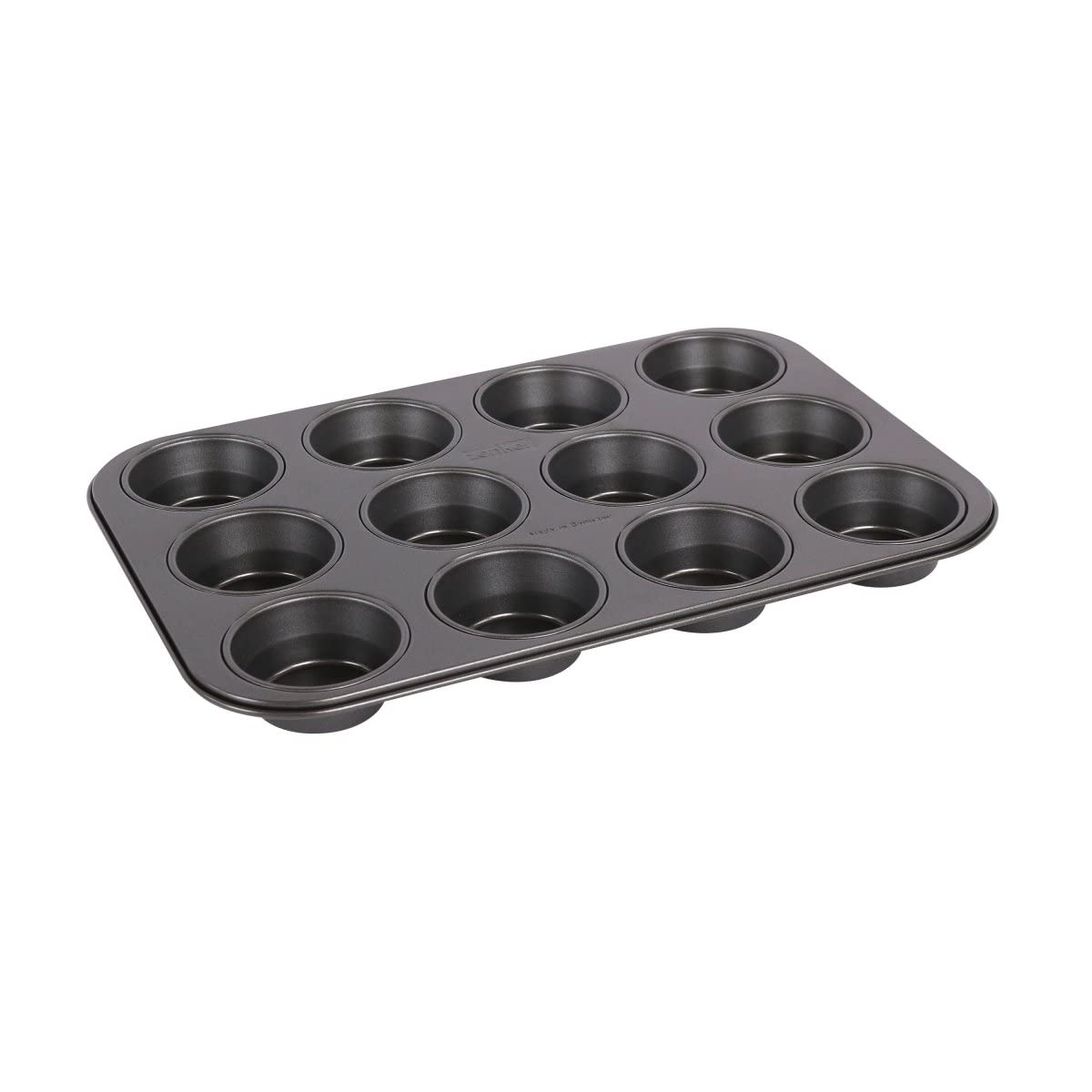 zenker-happy-cupcakes-plaque-12-moules-muffins-antiadh-sif-noir image 2