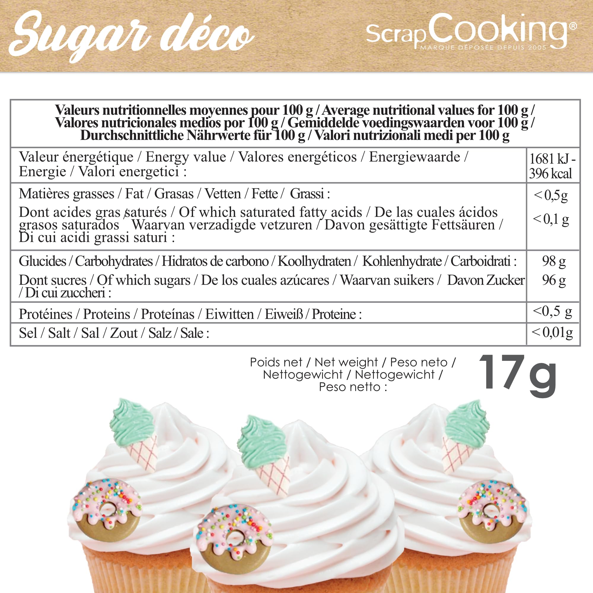 scrapcooking-d-corations-d-cosucres-donuts-glaces-7-pi-ces image 7