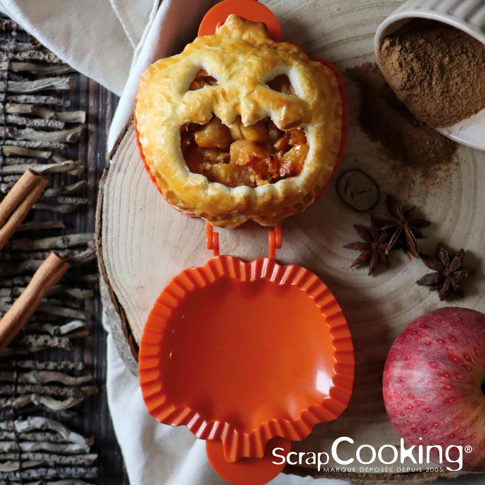 scrapcooking-moule-chausson-citrouille-halloween-orange image 3